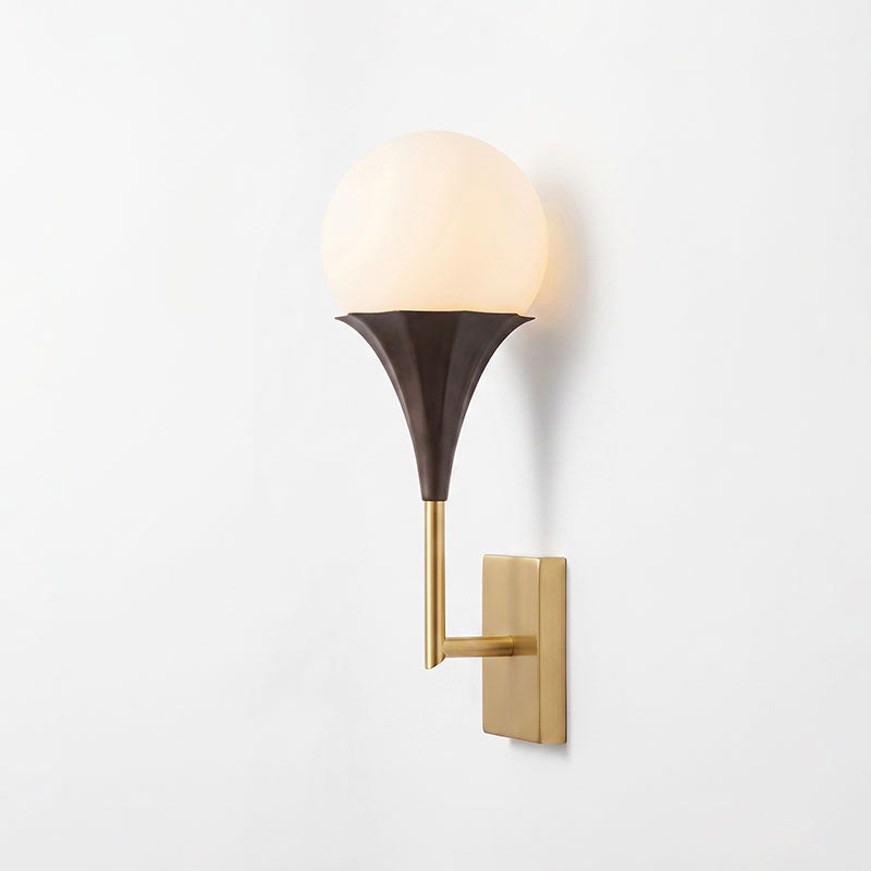 Corliss Opal Globe Wall Sconce – detail 13