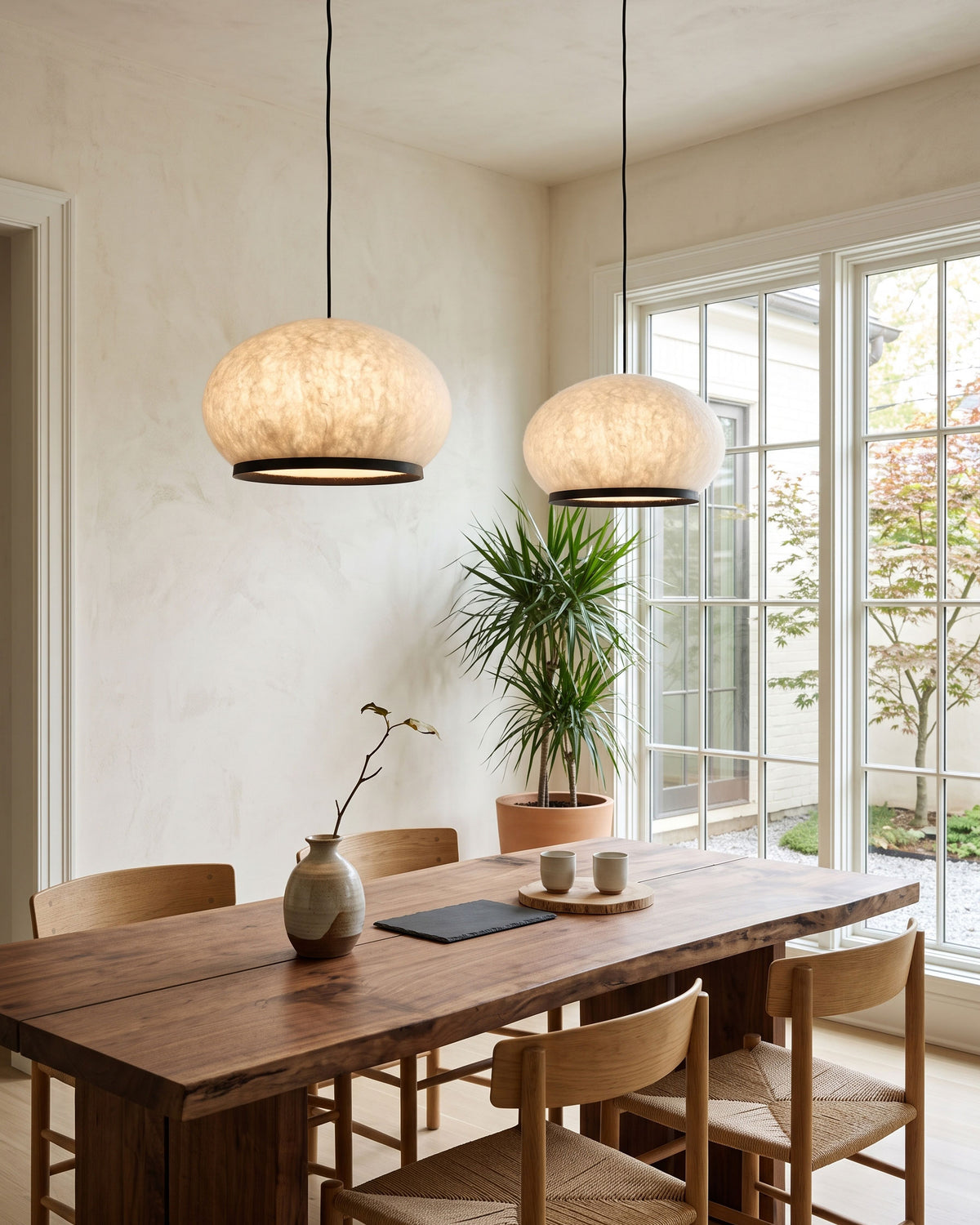 Cosimo Mulberry Silk Pendant Light
