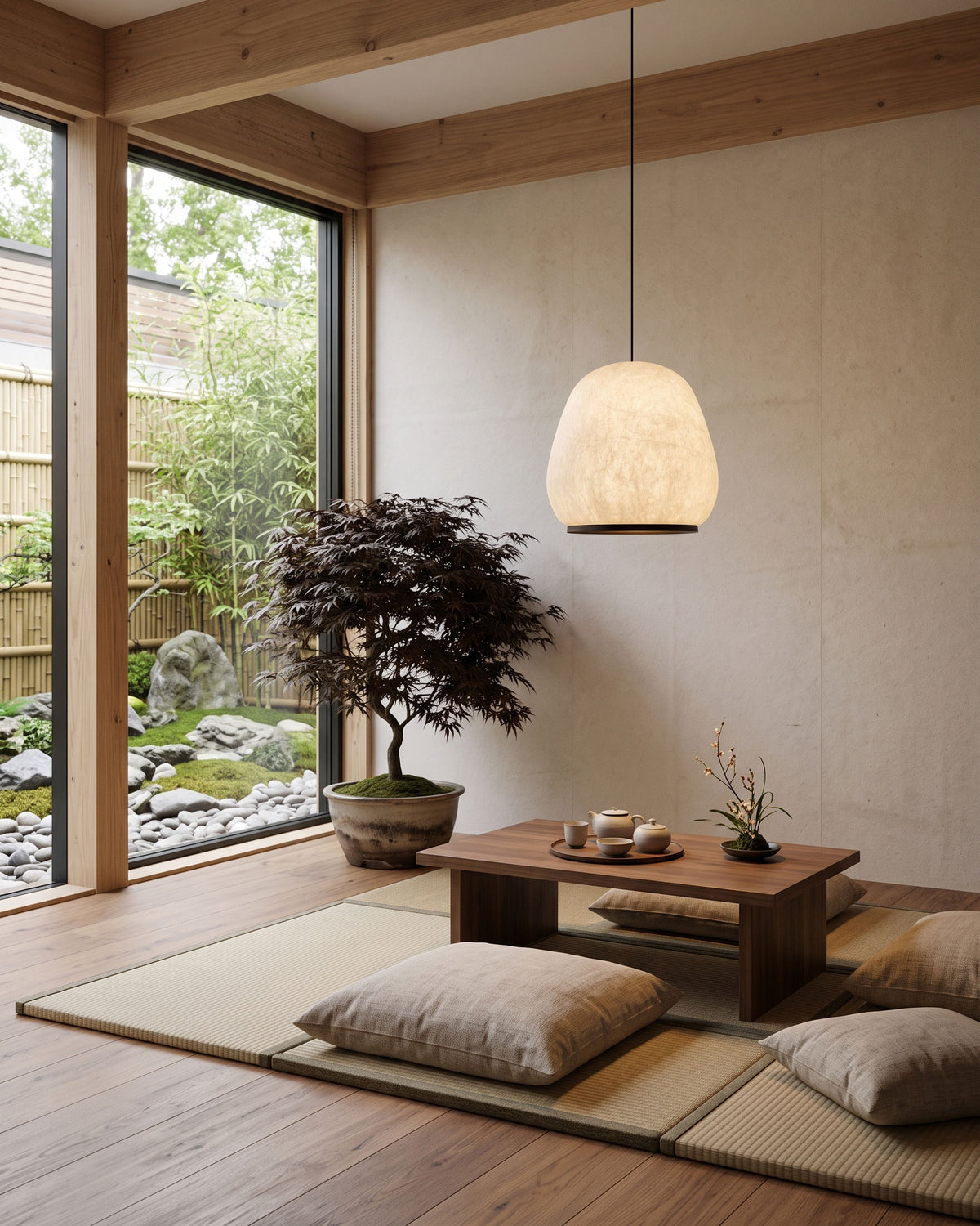 Cosimo Mulberry Silk Pendant Light