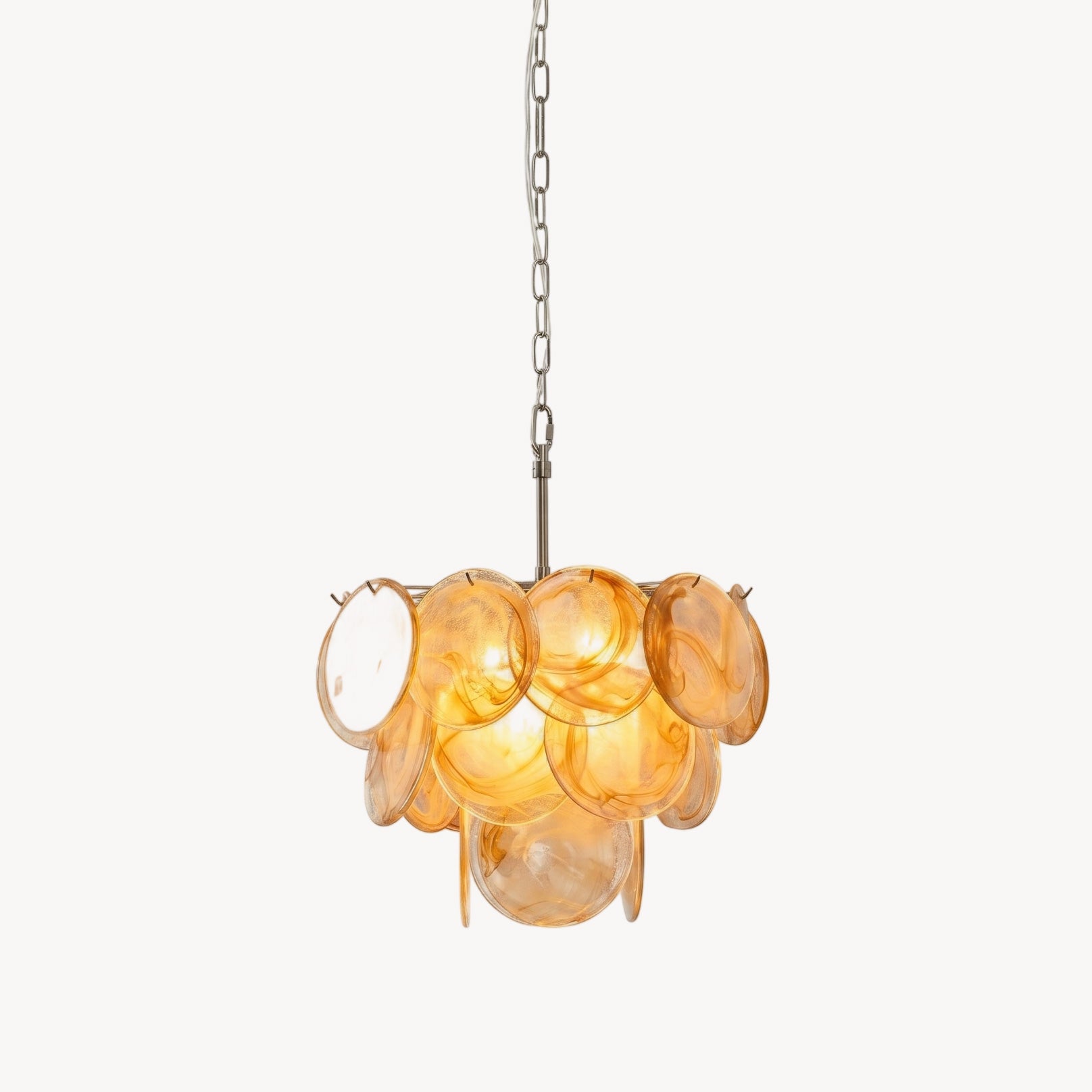 Cressida Glass Disk Chandelier
