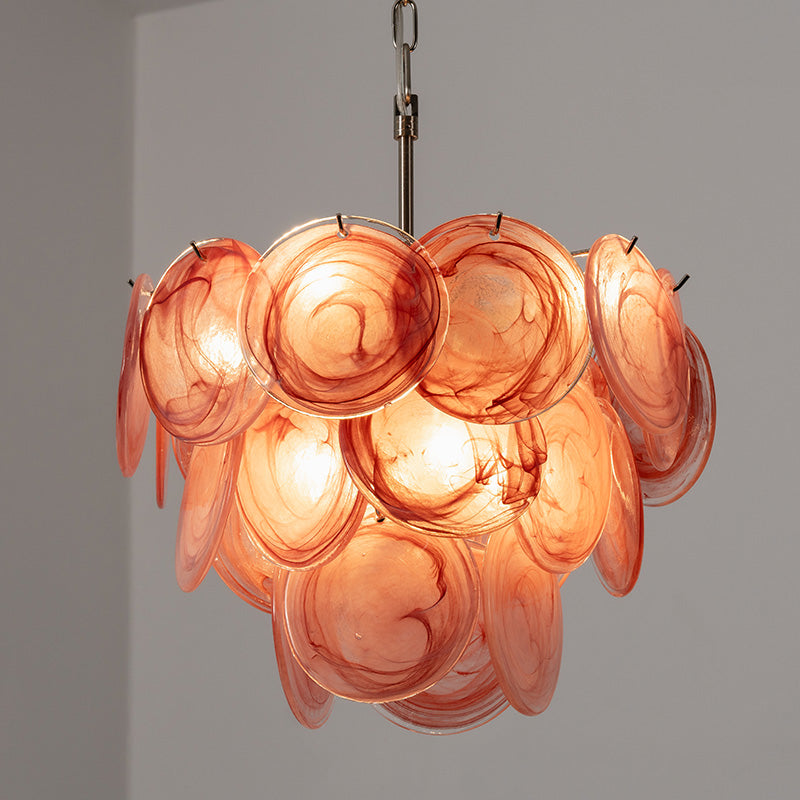 Cressida Glass Disk Chandelier