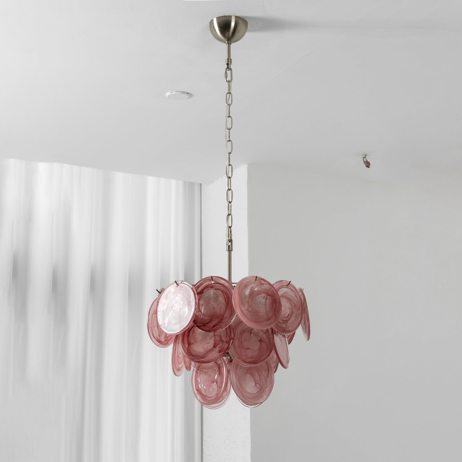 Cressida Glass Disk Chandelier