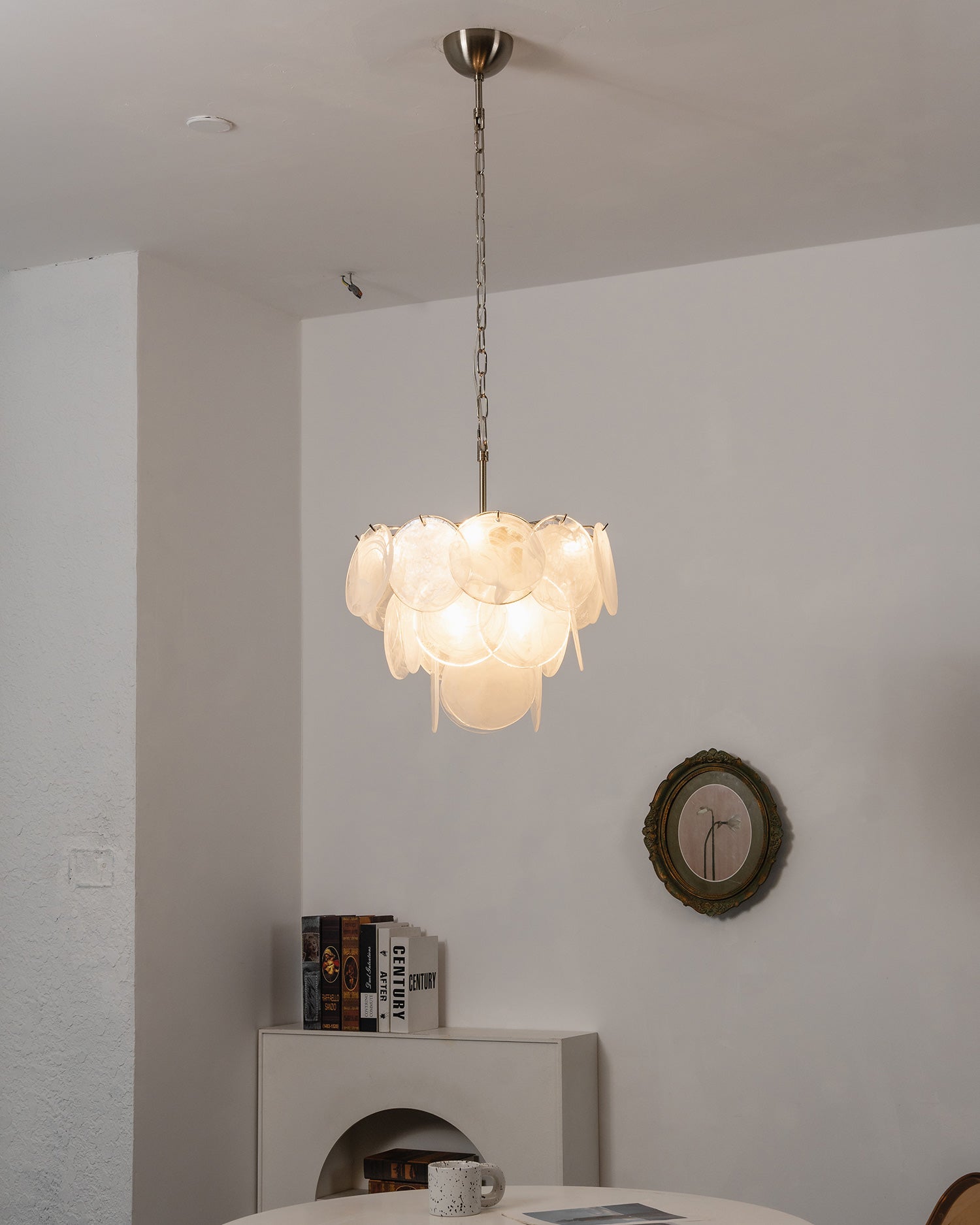 Cressida Glass Disk Chandelier
