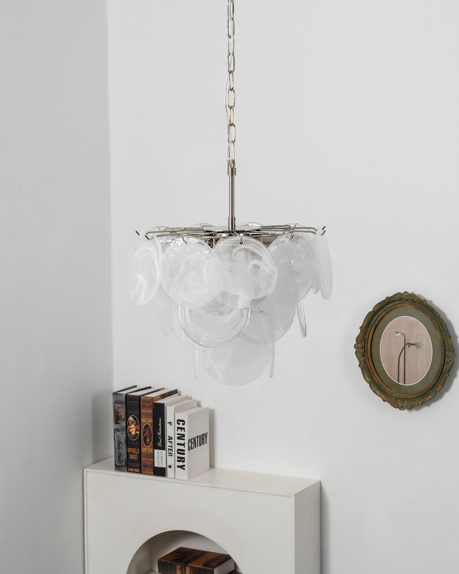 Cressida Glass Disk Chandelier