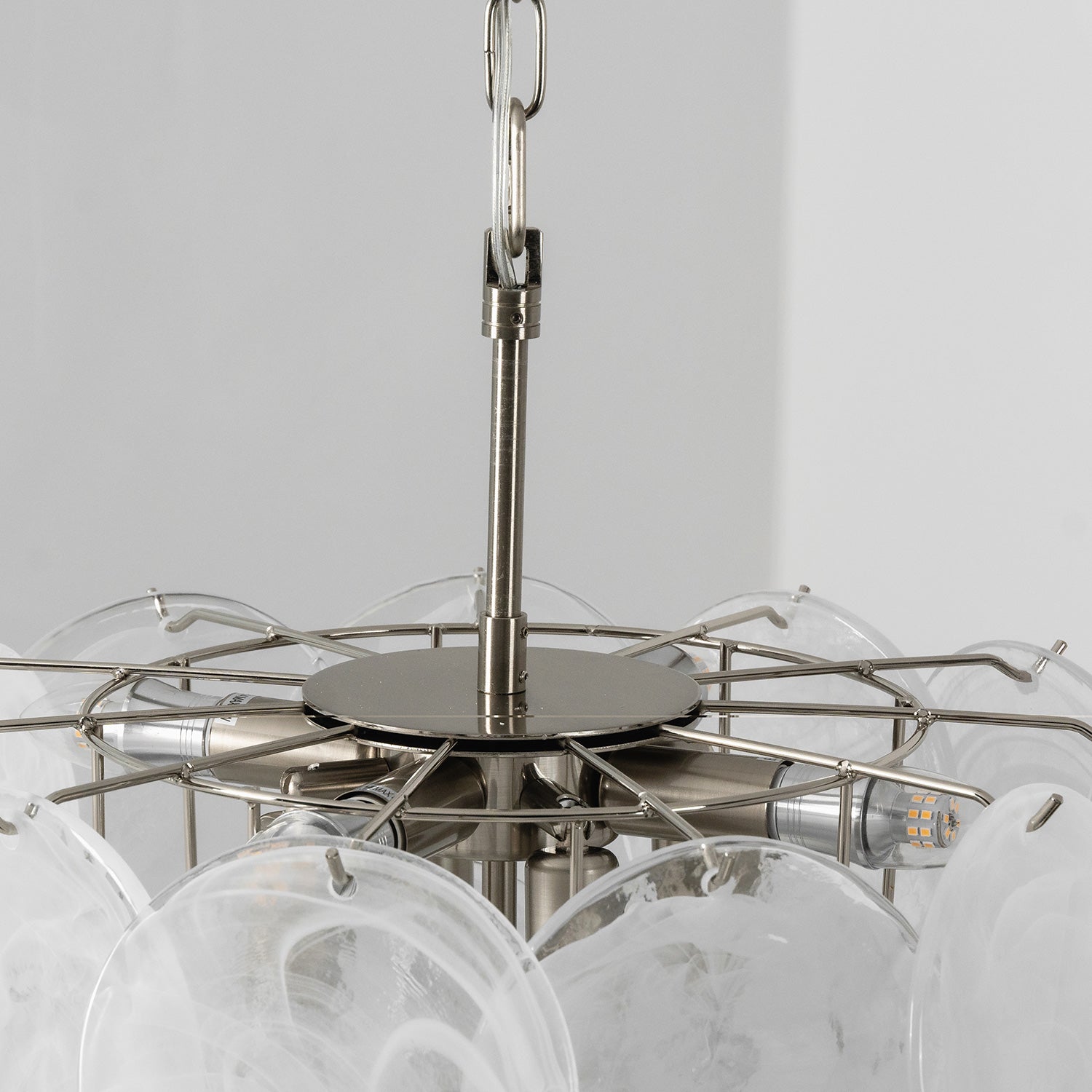 Cressida Glass Disk Chandelier