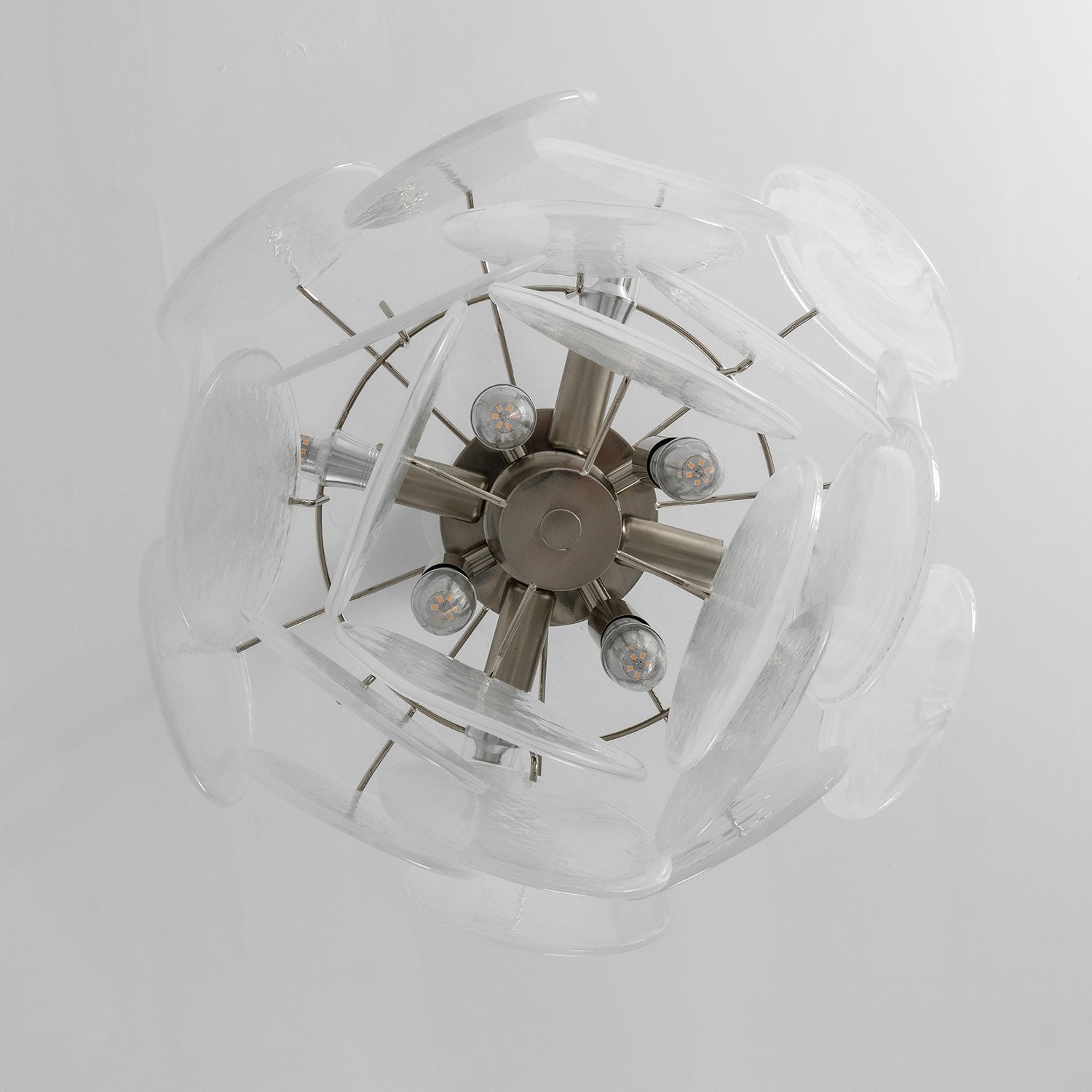 Cressida Glass Disk Chandelier