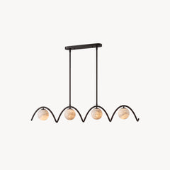 Crispin Wave Globe Chandelier
