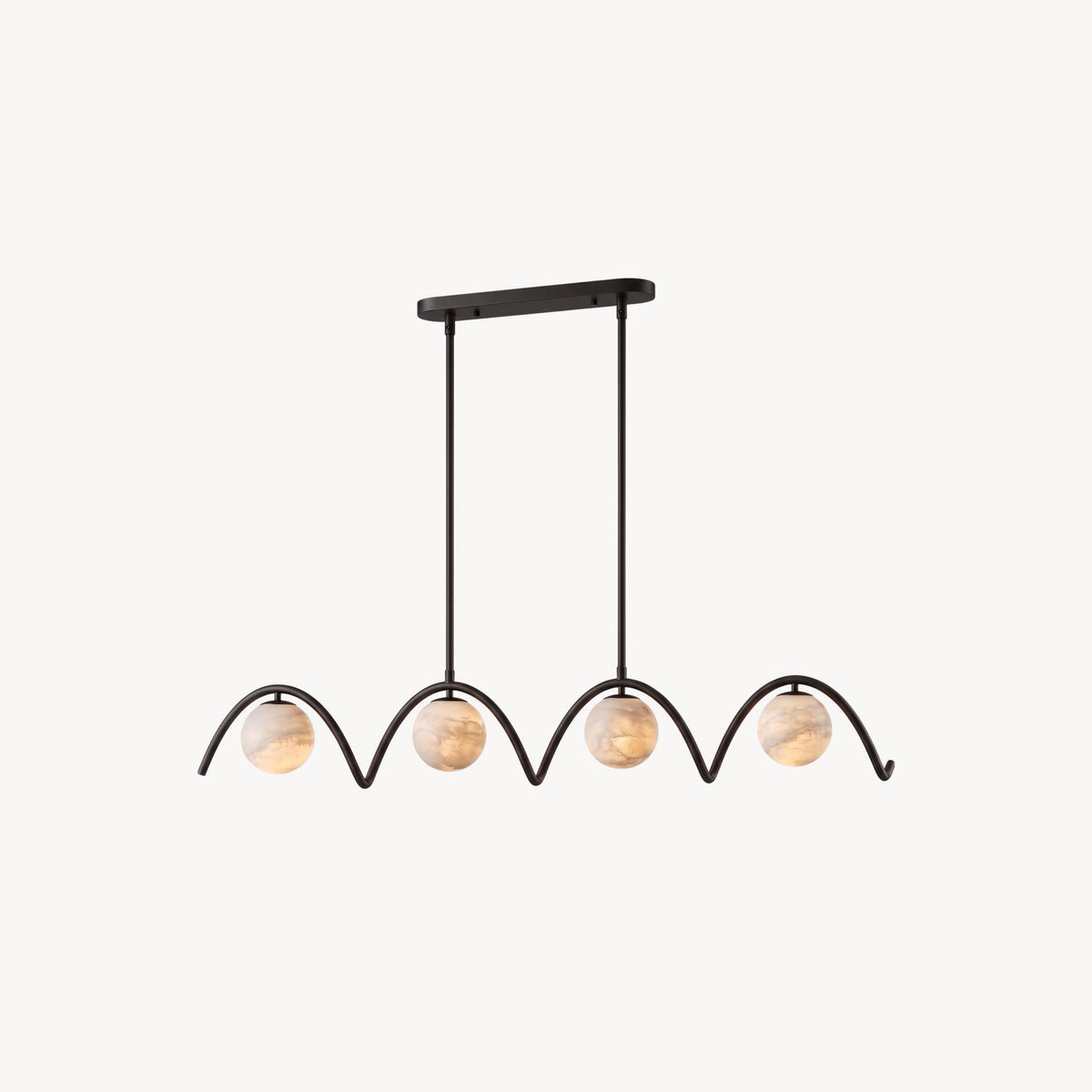 Crispin Wave Globe Chandelier