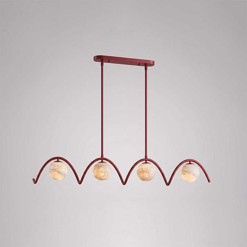 Crispin Wave Globe Chandelier