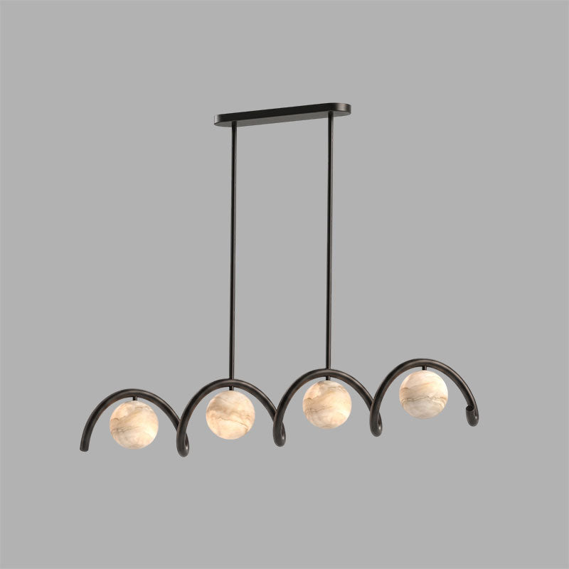 Crispin Wave Globe Chandelier