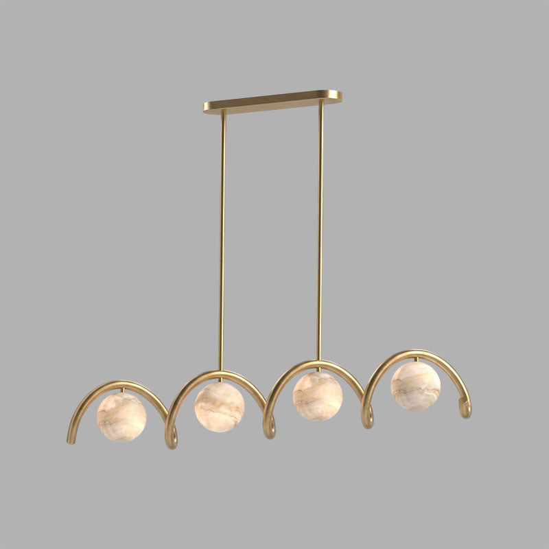 Crispin Wave Globe Chandelier