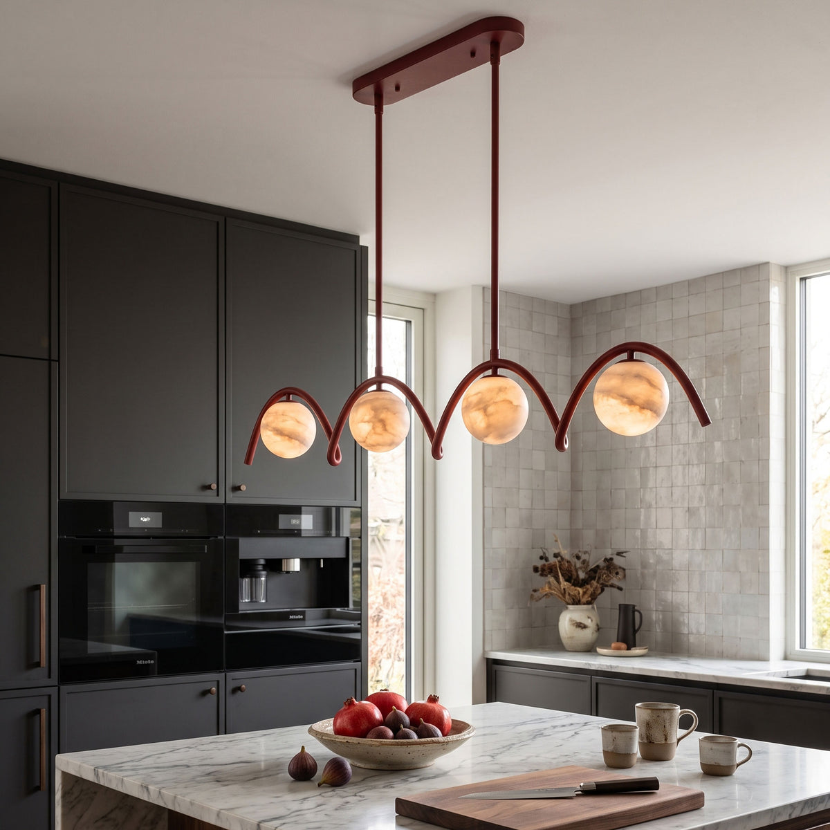 Crispin Wave Globe Chandelier