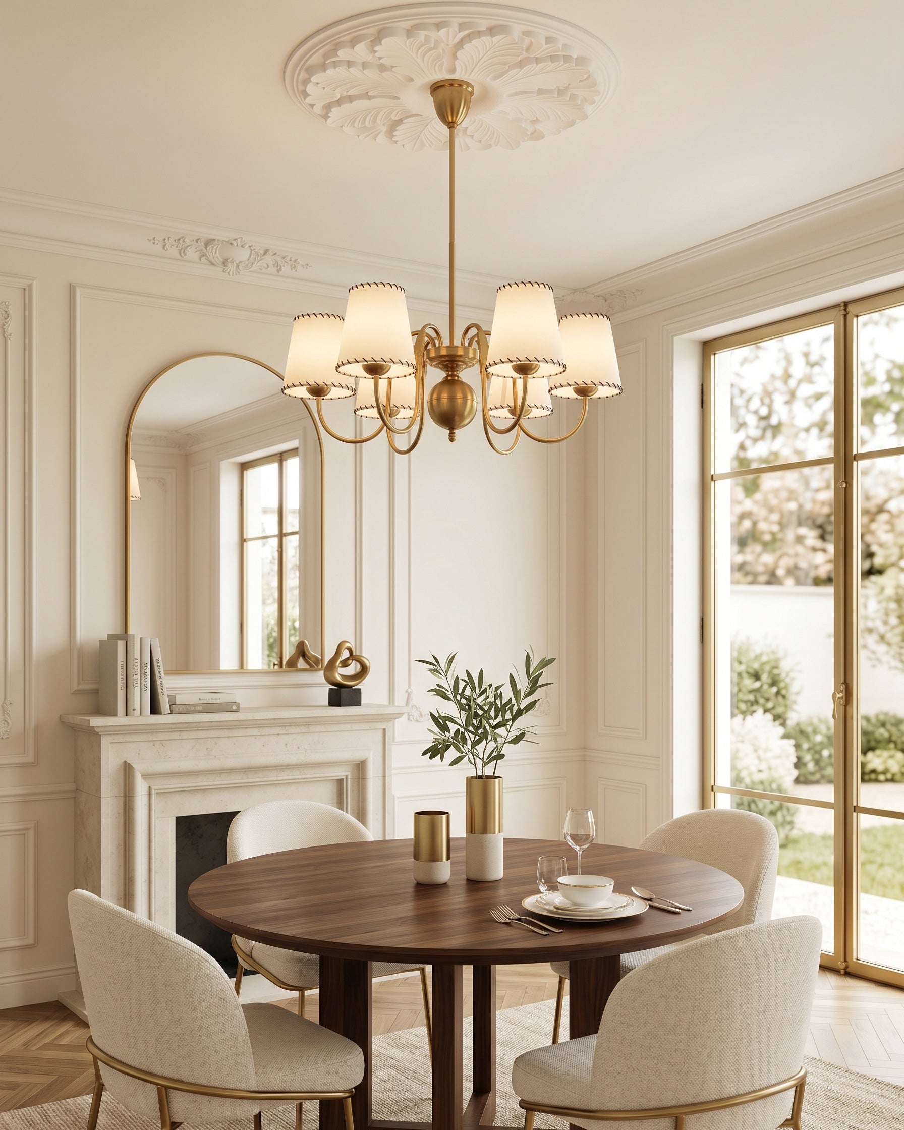 Cyprian Shaded Chandelier