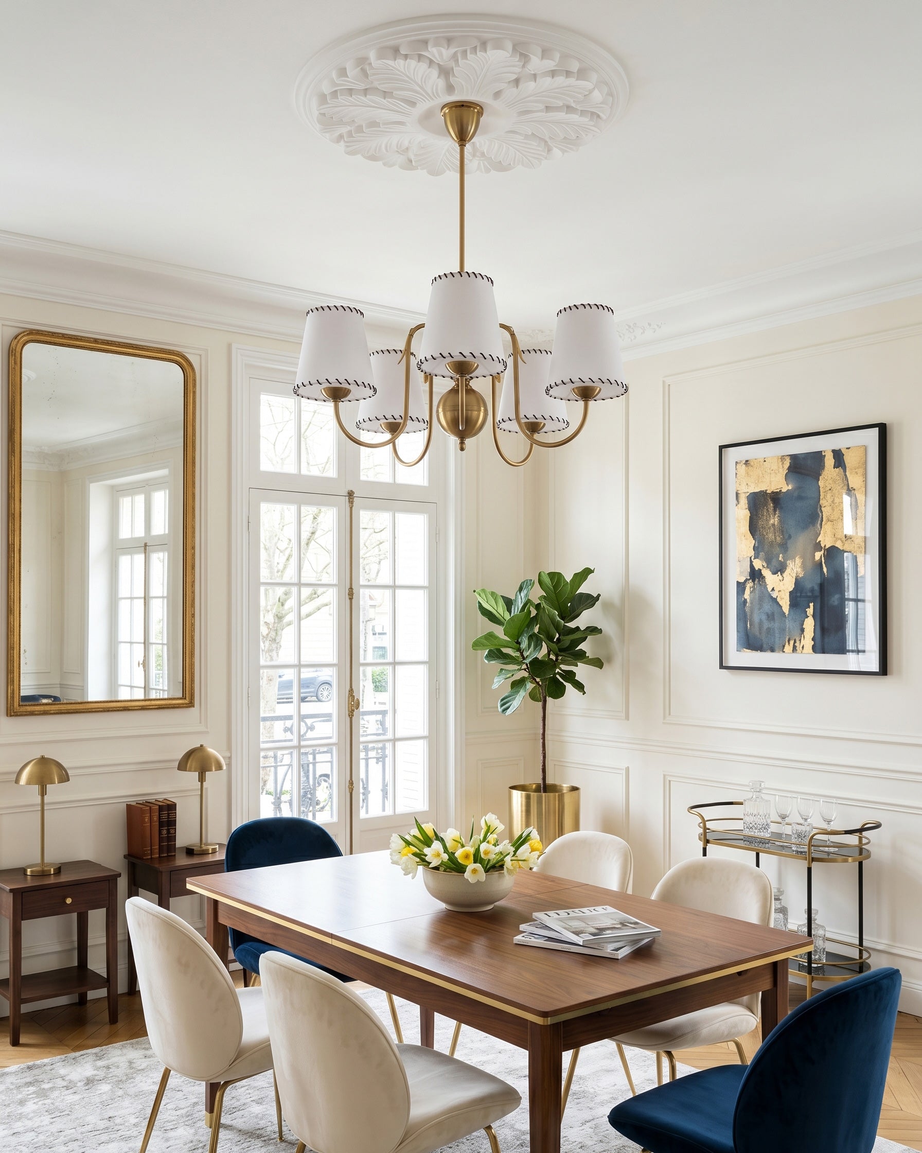 Cyprian Shaded Chandelier