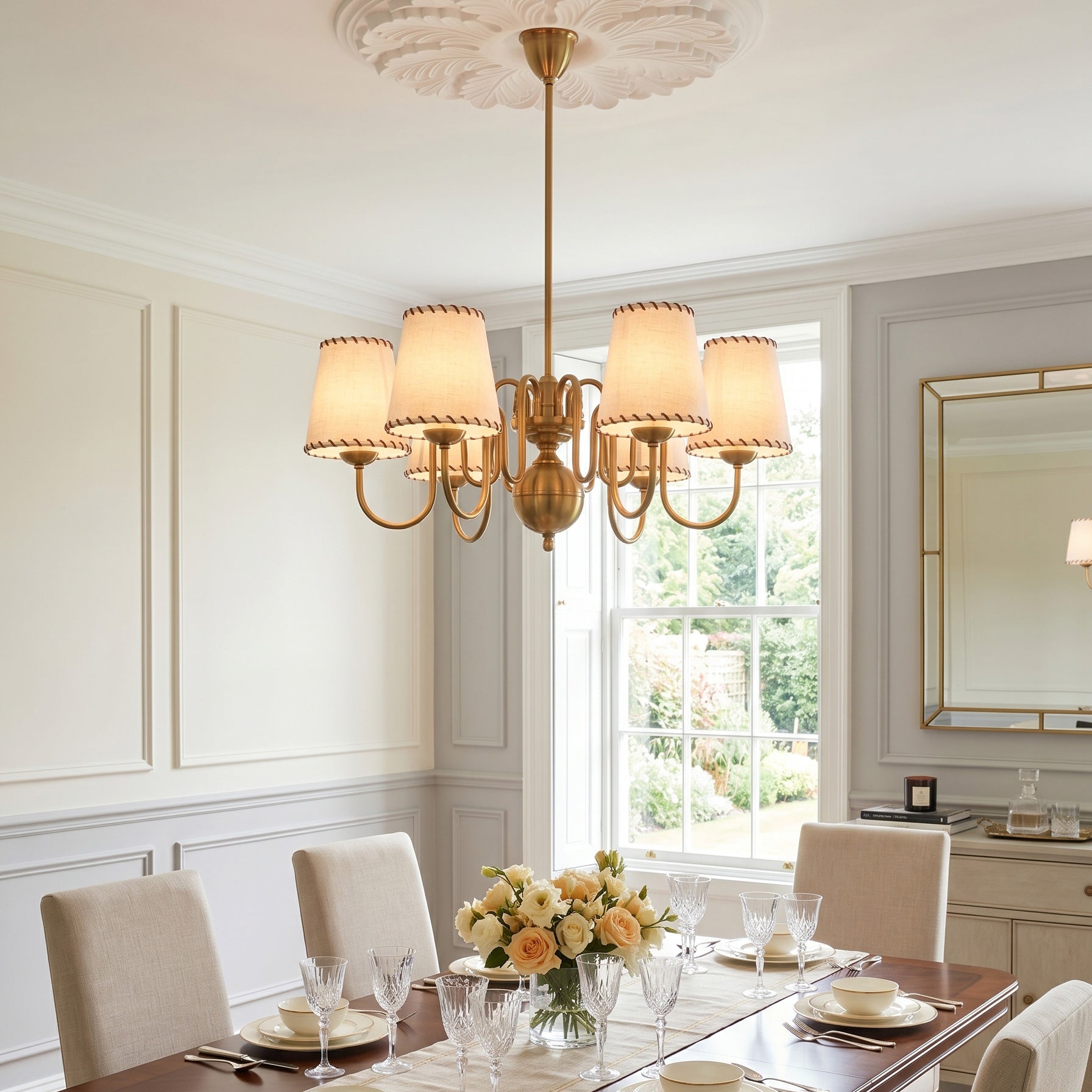 Cyprian Shaded Chandelier