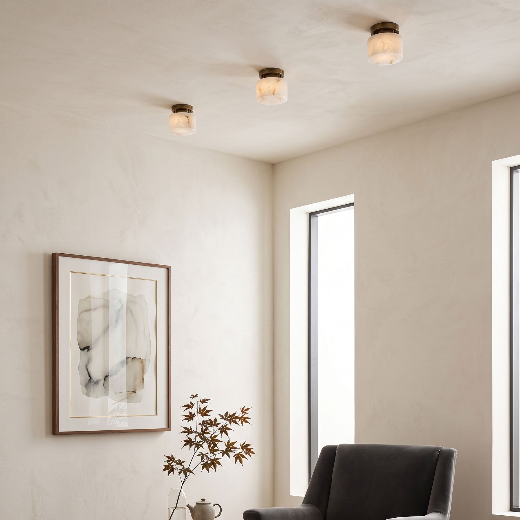 Cyrus Drum Semi-Flush Mount