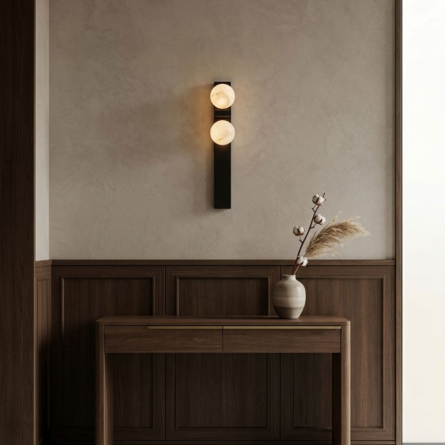 Darian Dual Globe Wall Sconce