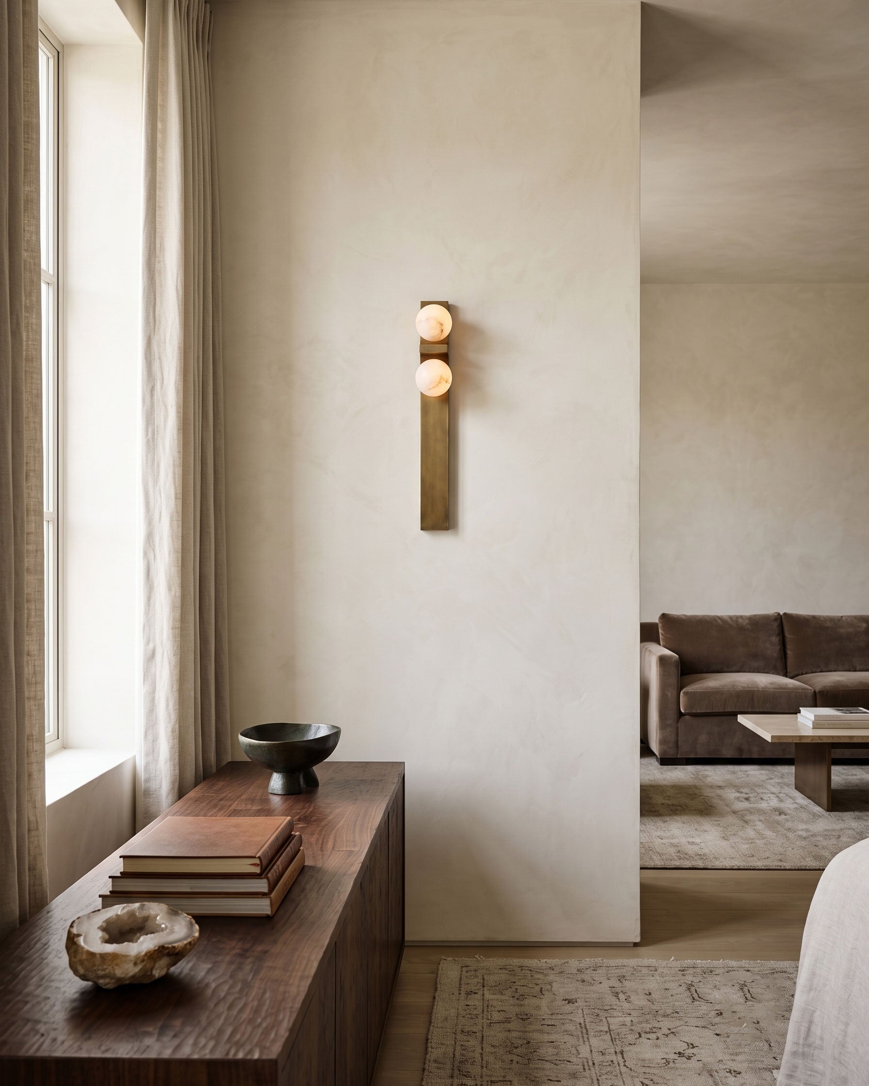 Darian Dual Globe Wall Sconce