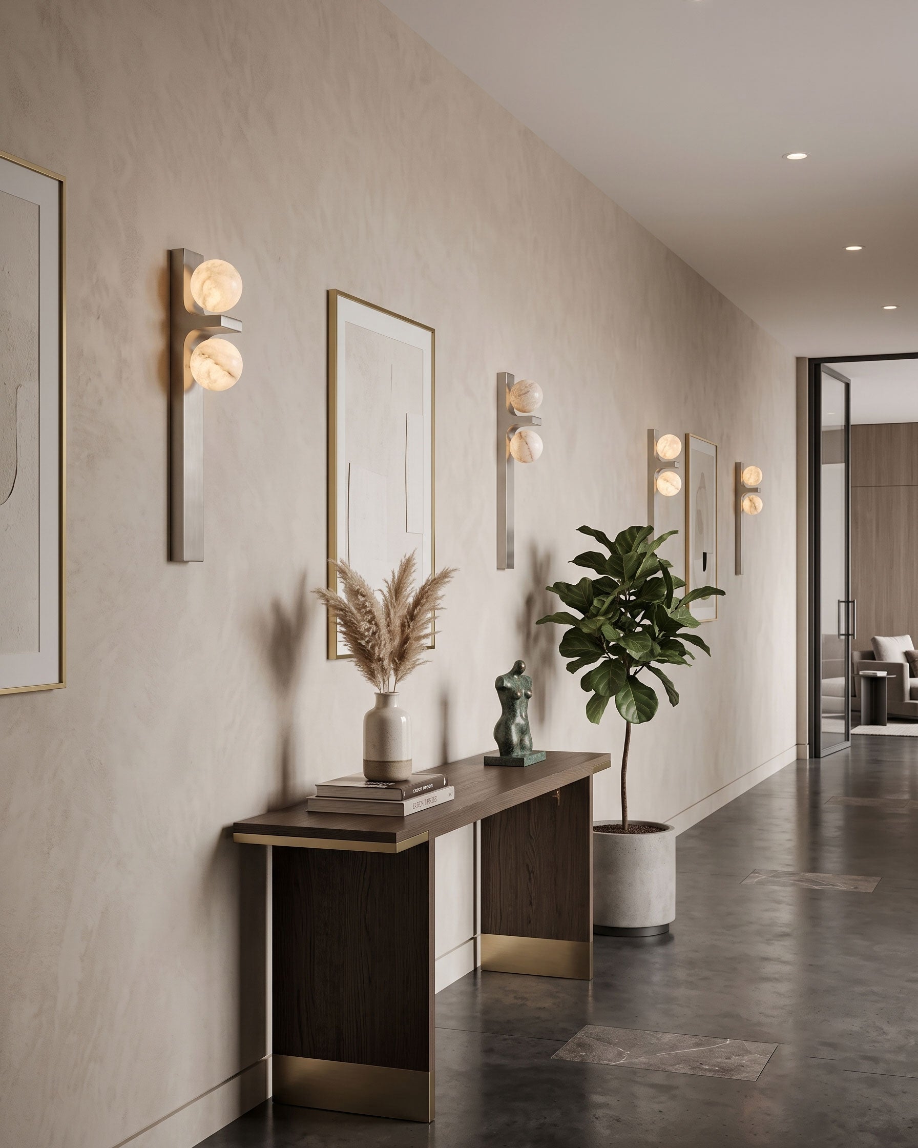 Darian Dual Globe Wall Sconce