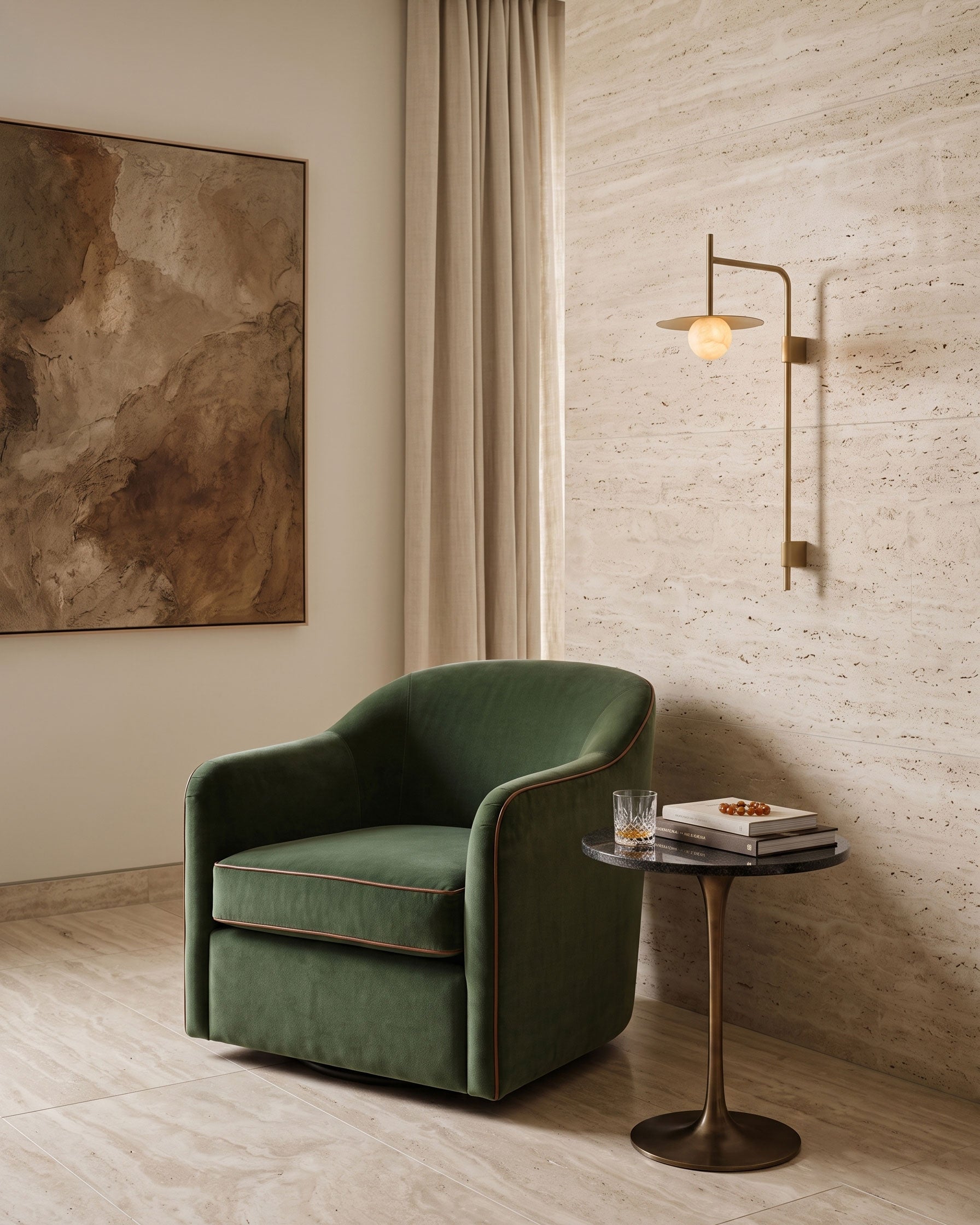 Darius Alabaster Wall Sconce