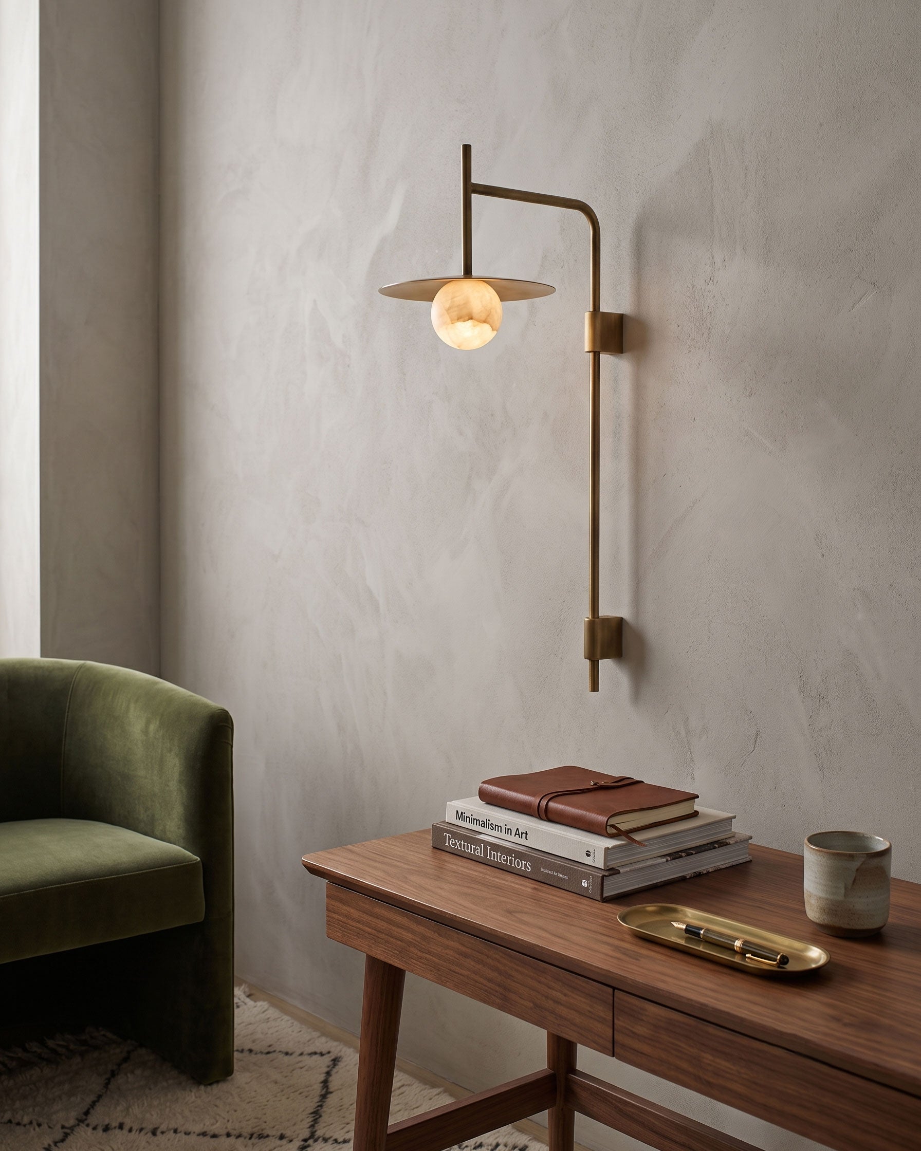 Darius Alabaster Wall Sconce