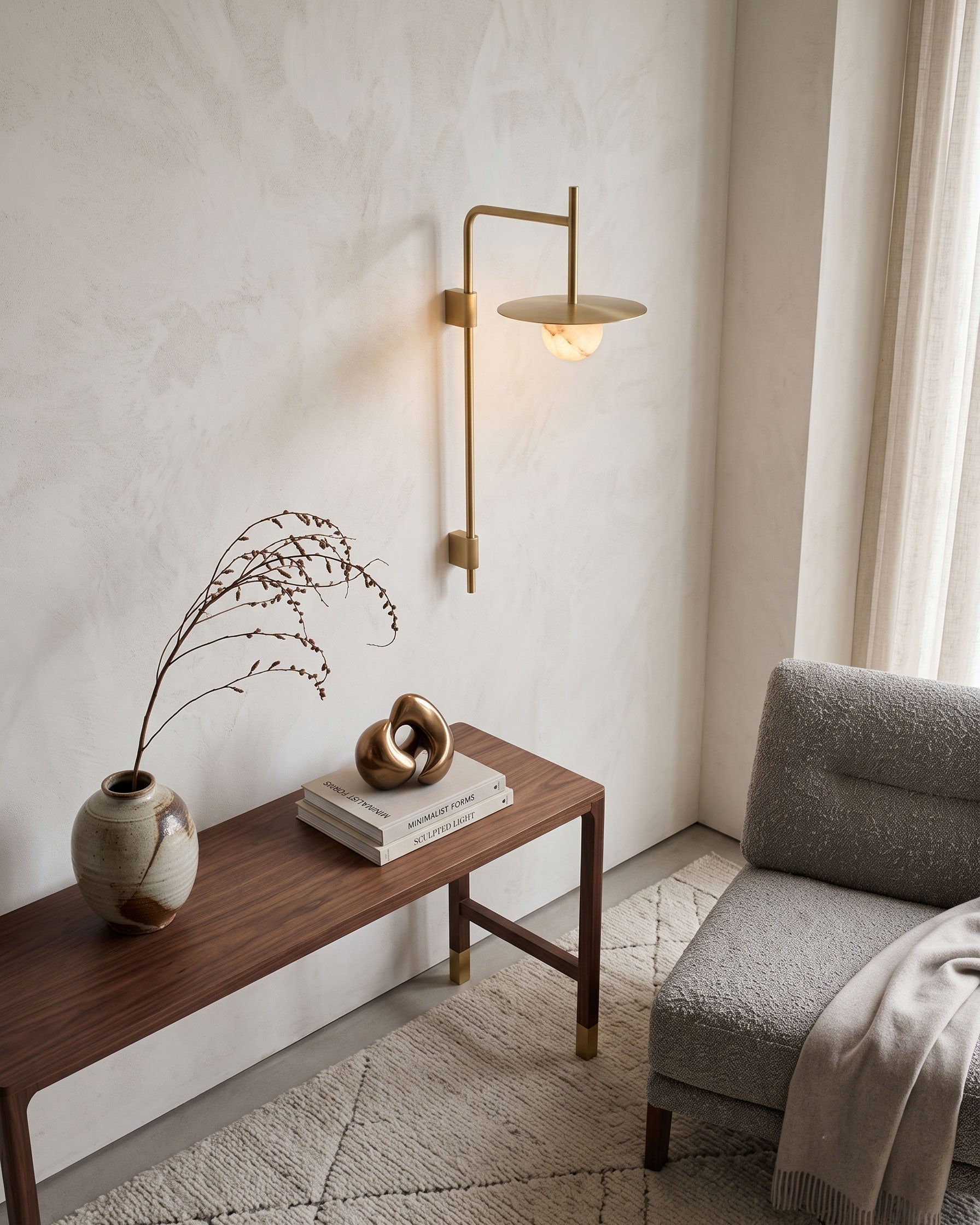 Darius Alabaster Wall Sconce