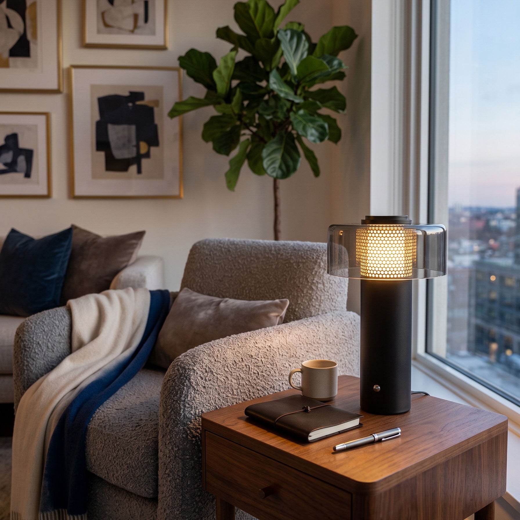 Dashiell Portable Table Lamp (built-in battery)