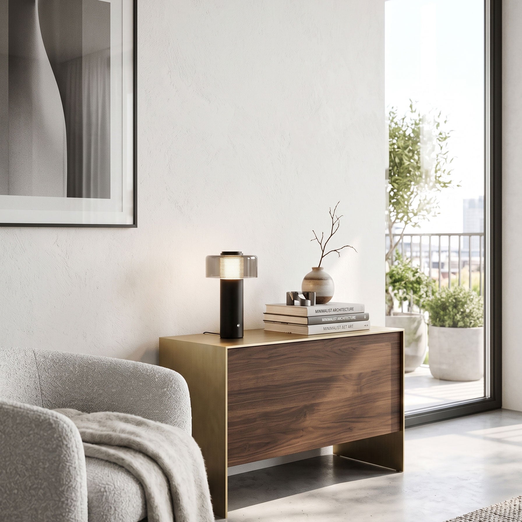 Dashiell Portable Table Lamp (built-in battery)