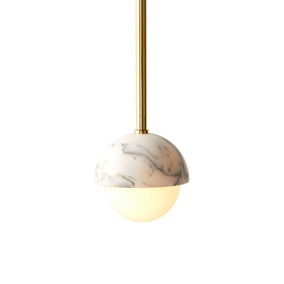 Devereux Marble Globe Pendant Light