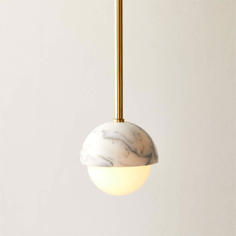 Devereux Marble Globe Pendant Light