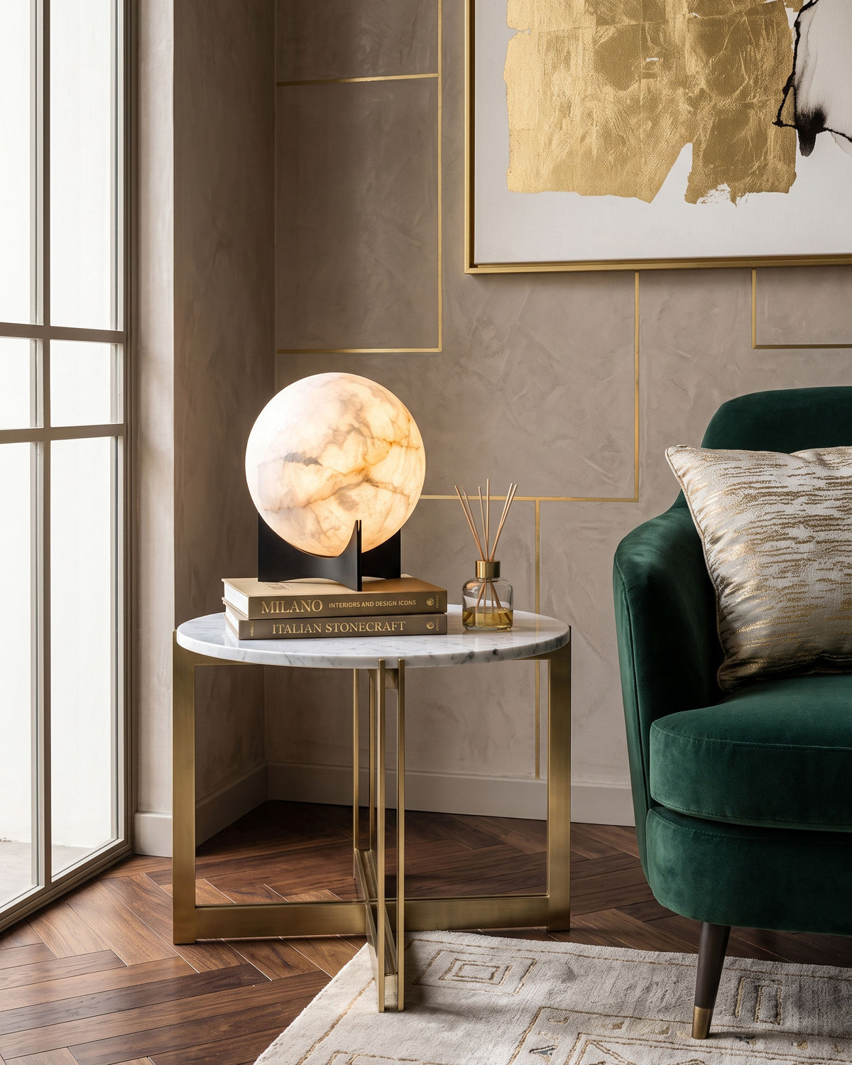 Dexter Alabaster Table Lamp