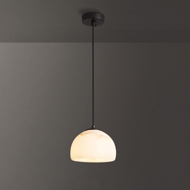Eamon Alabaster Dome Pendant Lamp