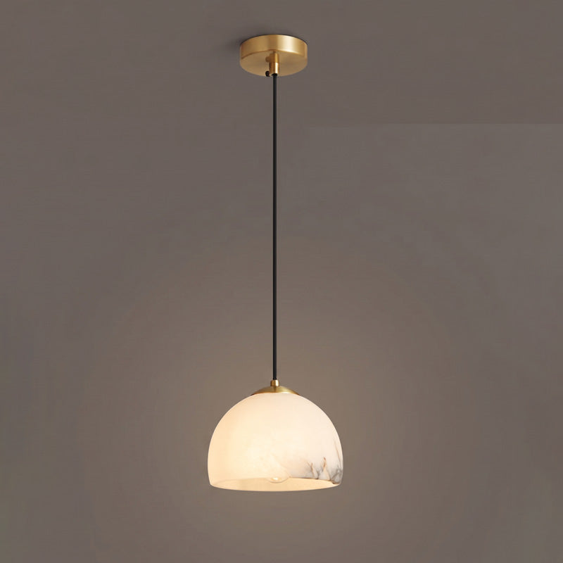 Eamon Alabaster Dome Pendant Lamp