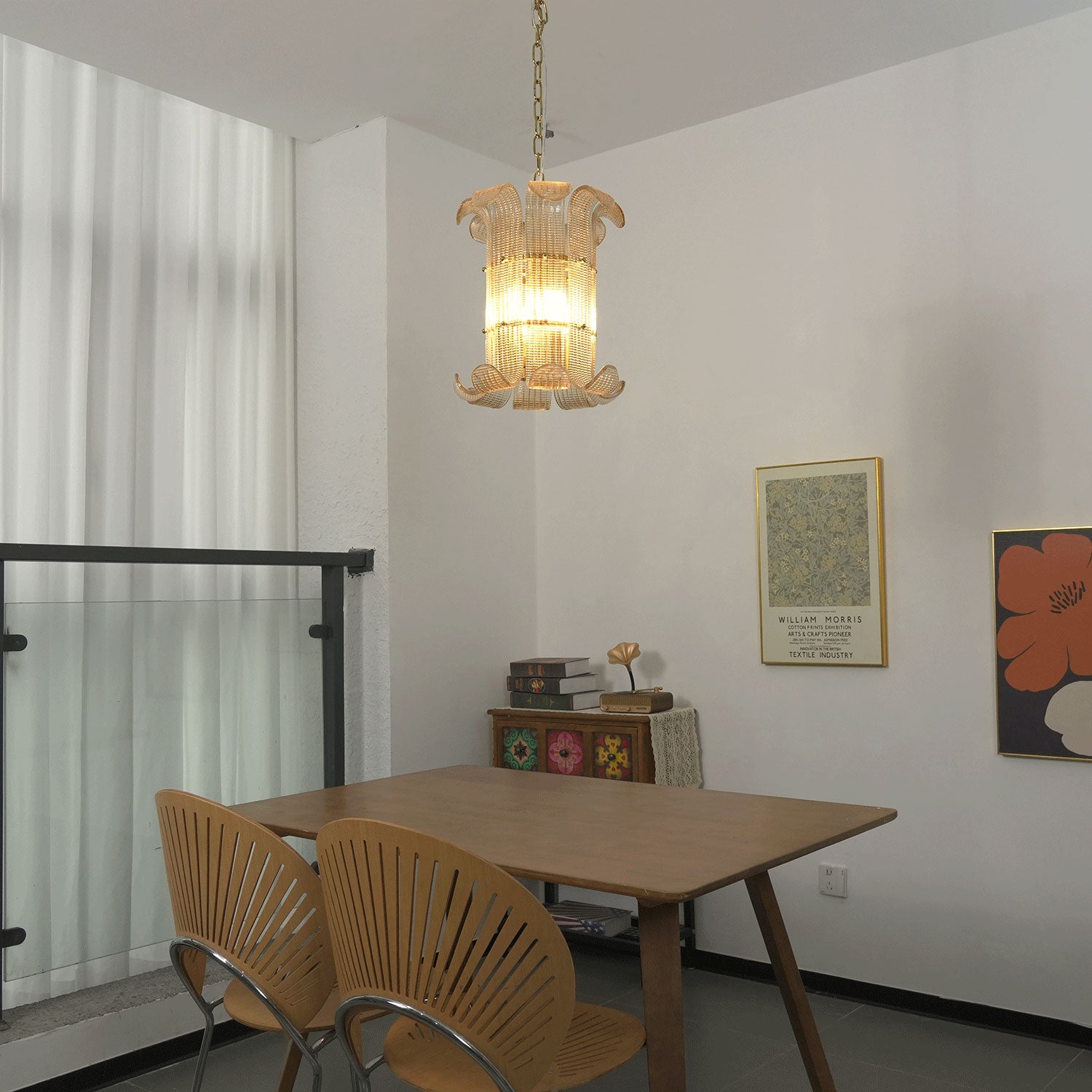 Eldridge Ribbed Chandelier