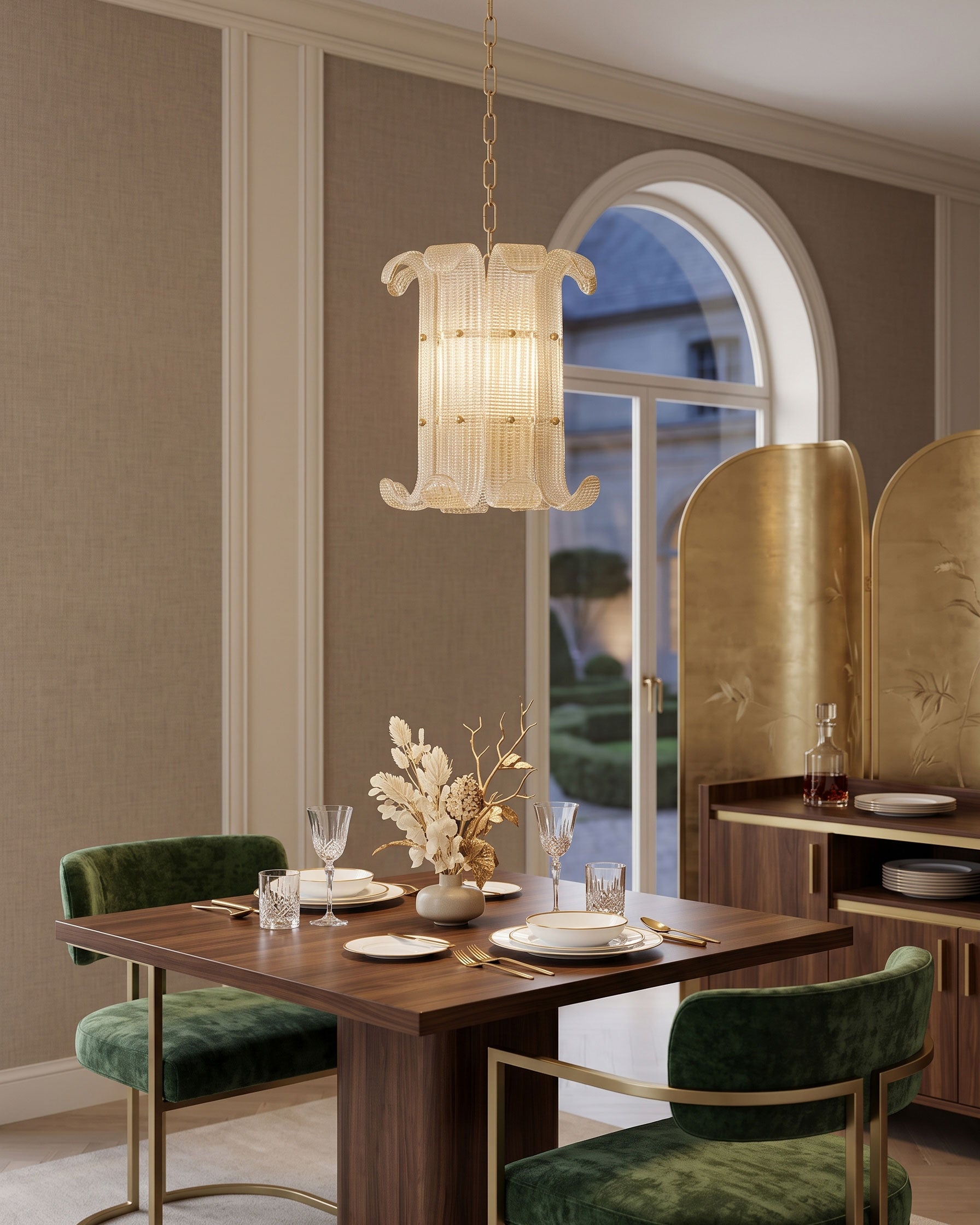 Eldridge Ribbed Chandelier