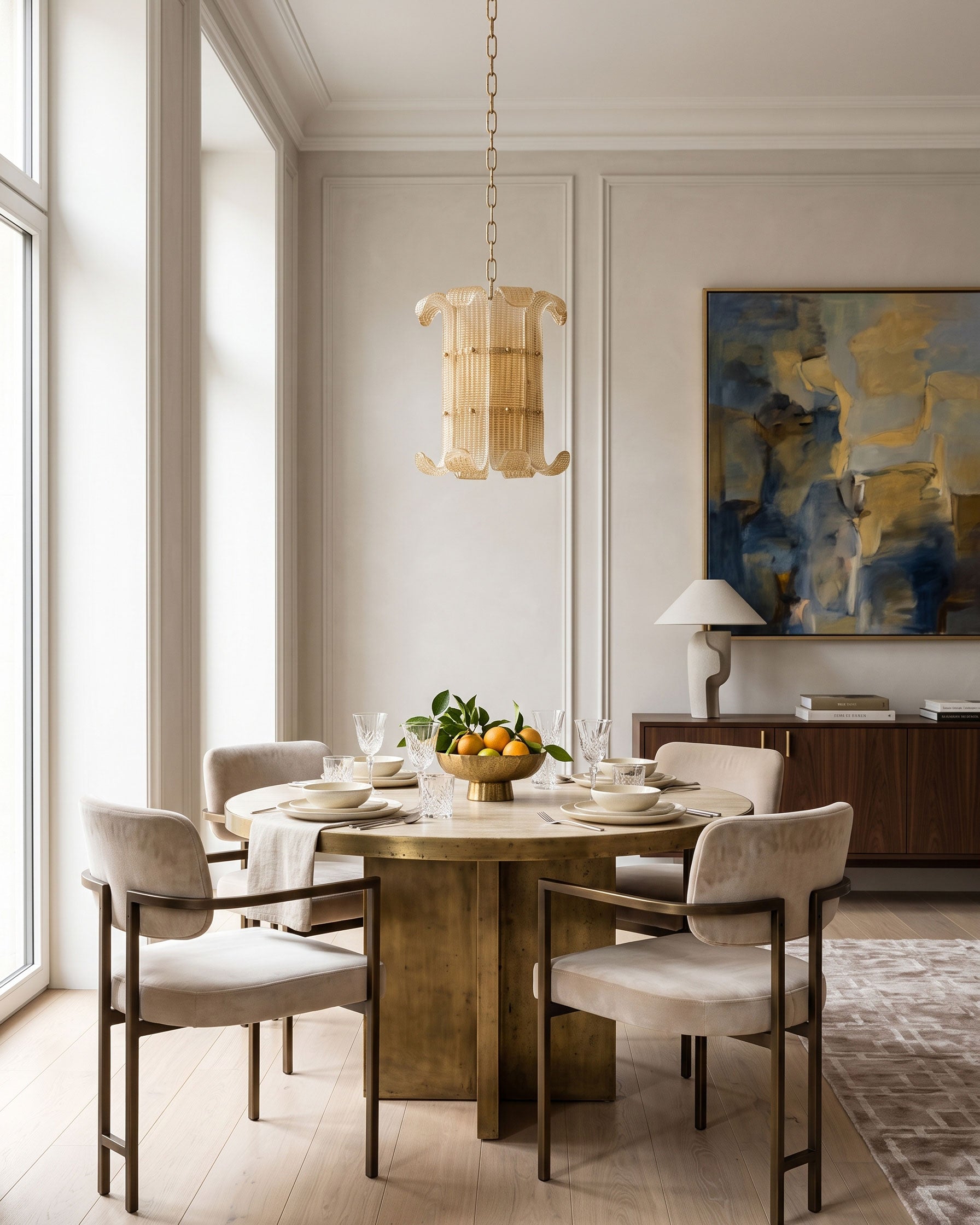 Eldridge Ribbed Chandelier