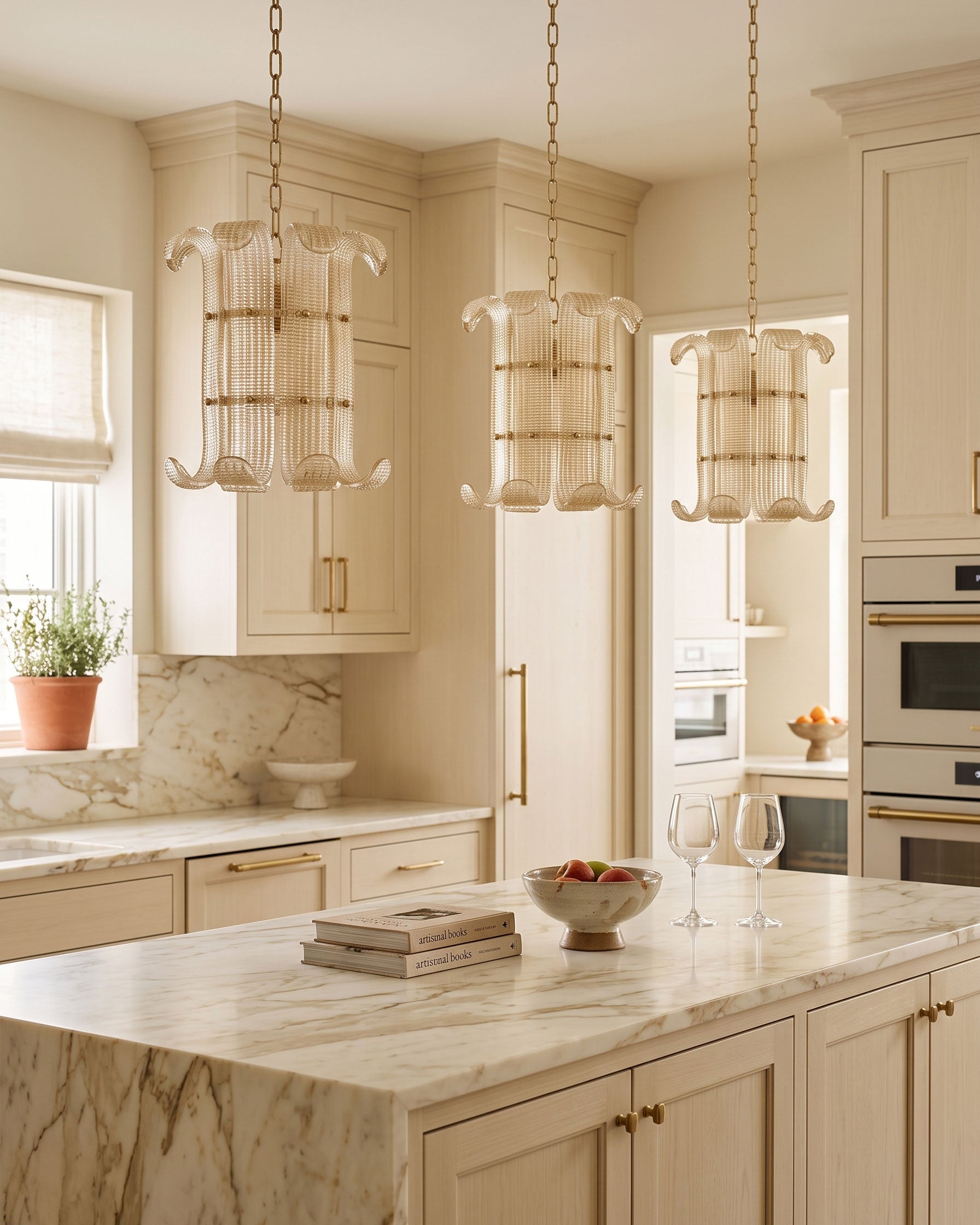 Eldridge Ribbed Chandelier
