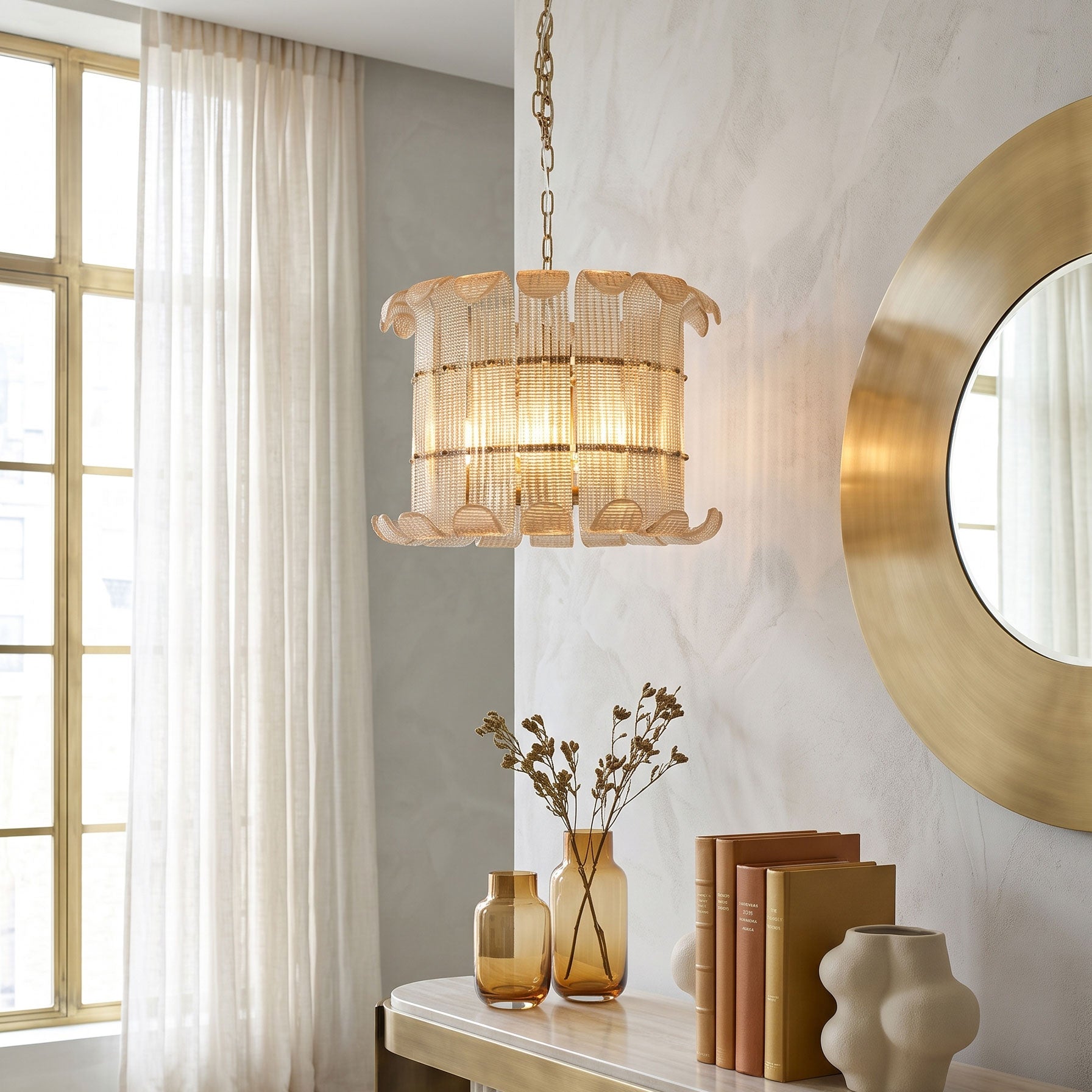 Eldridge Ribbed Chandelier