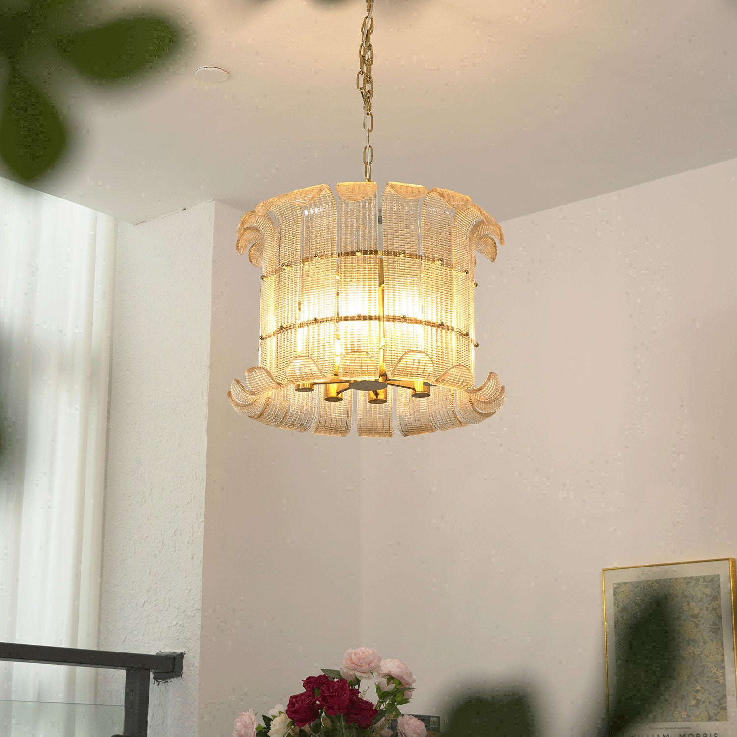 Eldridge Ribbed Chandelier