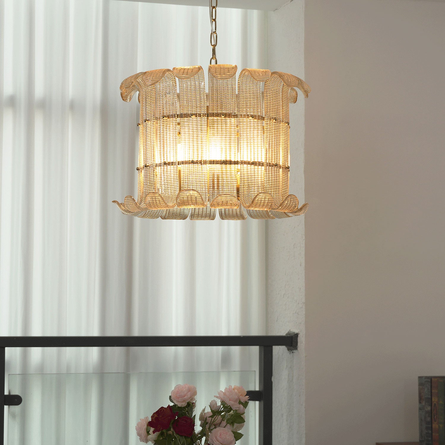 Eldridge Ribbed Chandelier