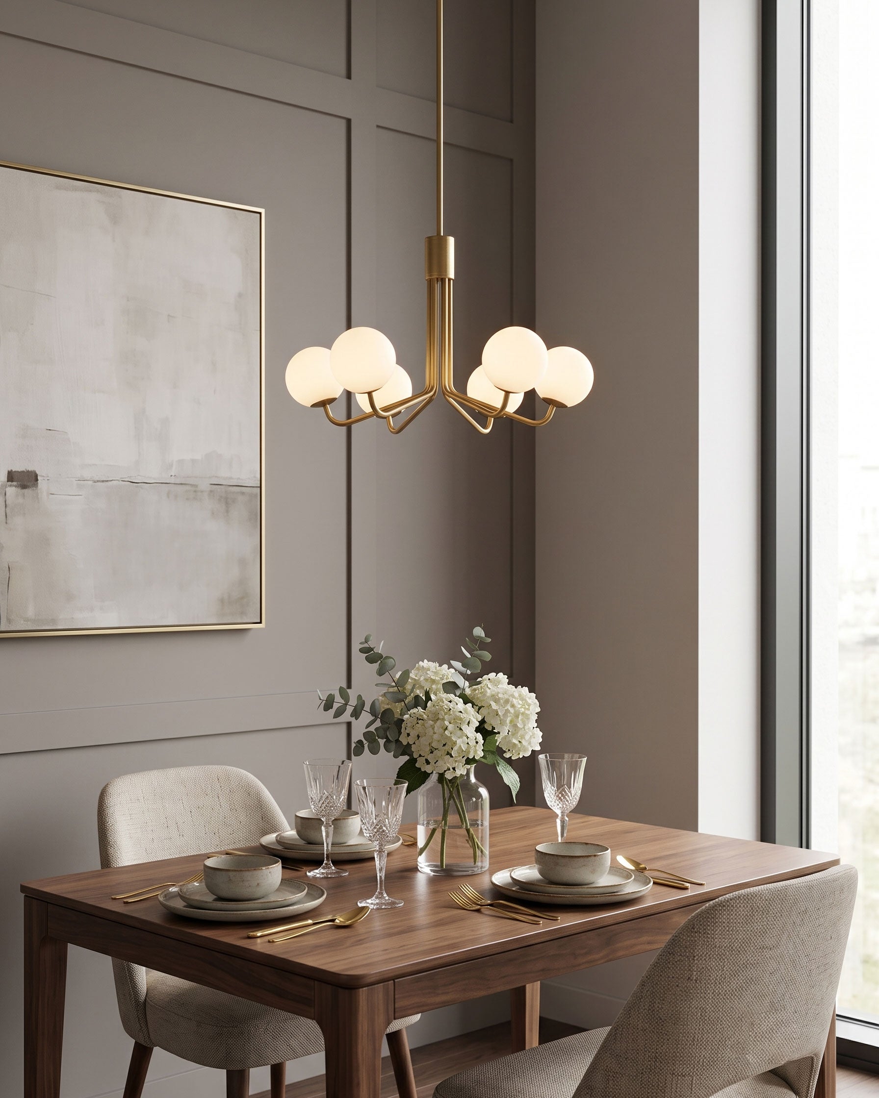 Elias Mid Century Chandelier