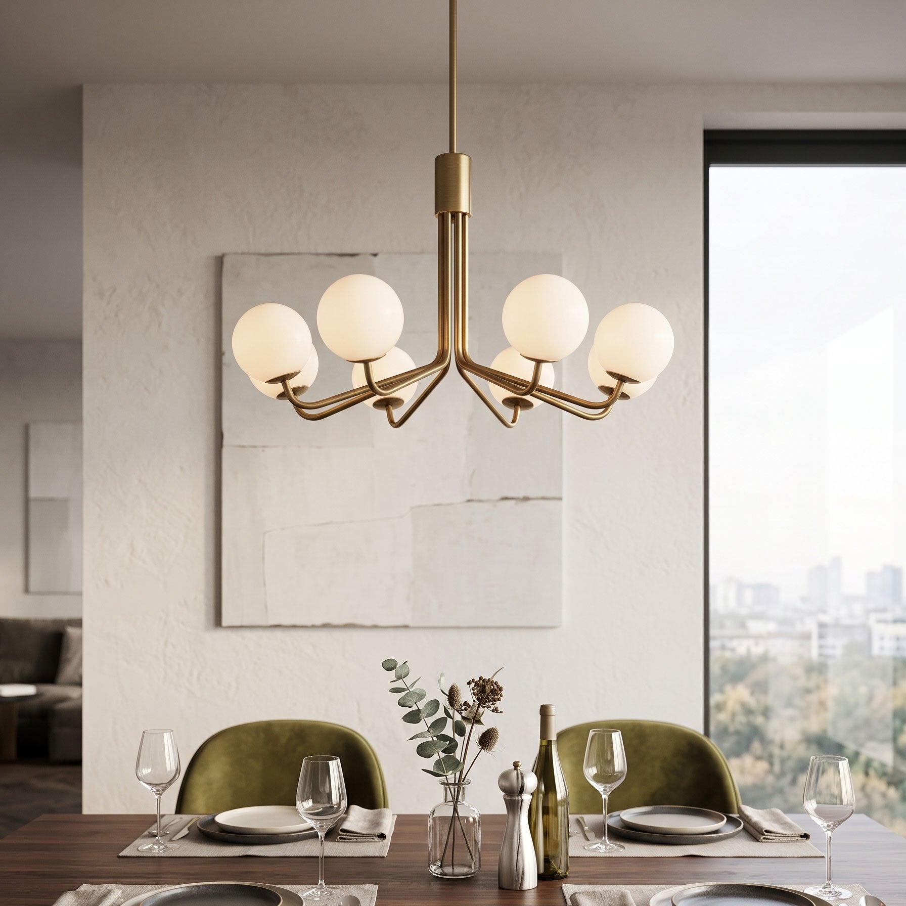 Elias Mid Century Chandelier