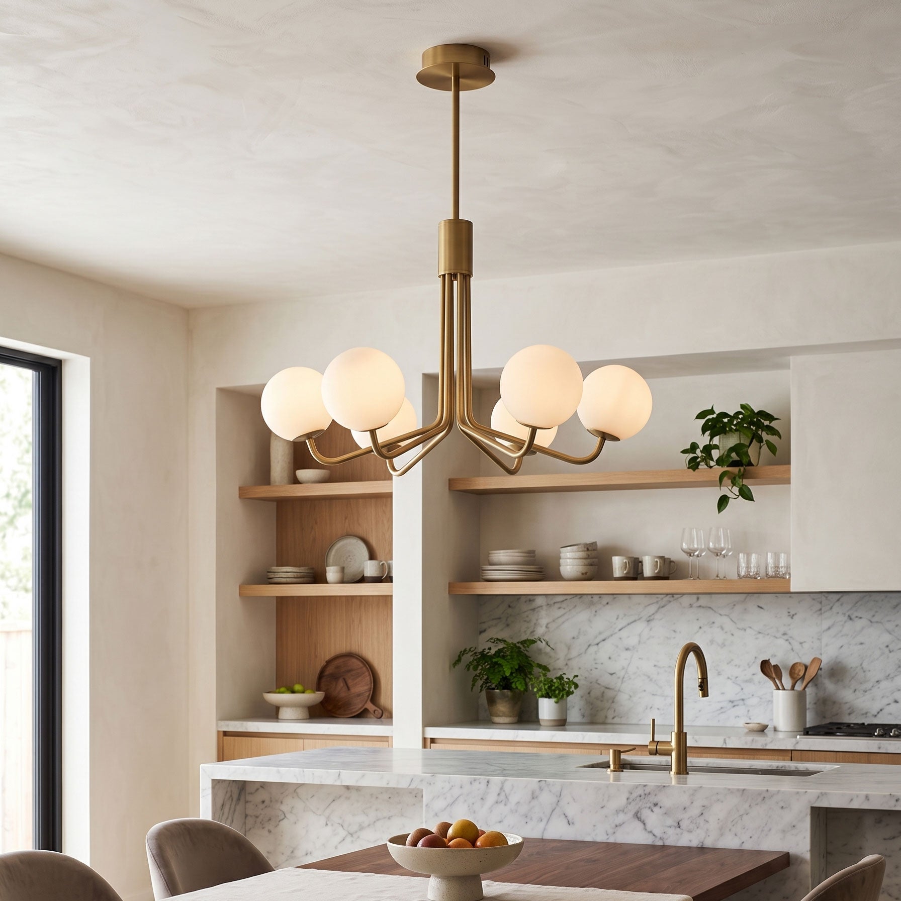 Elias Mid Century Chandelier