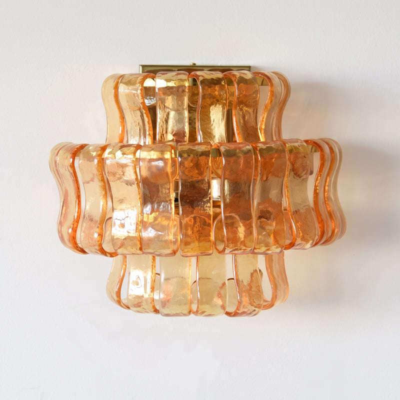 Ellington Green Ribbed Wall Sconce