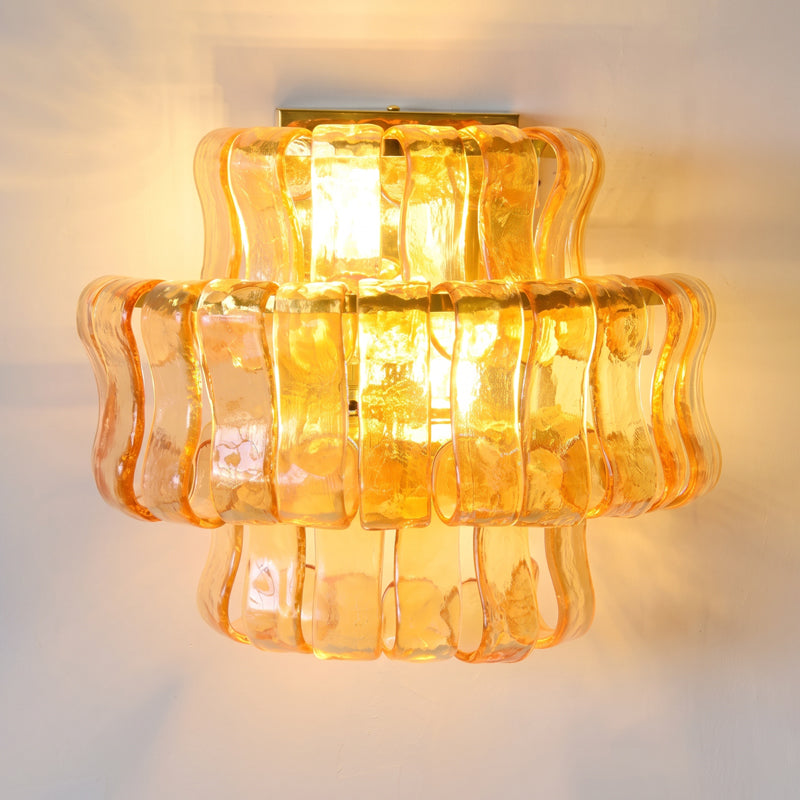 Ellington Green Ribbed Wall Sconce