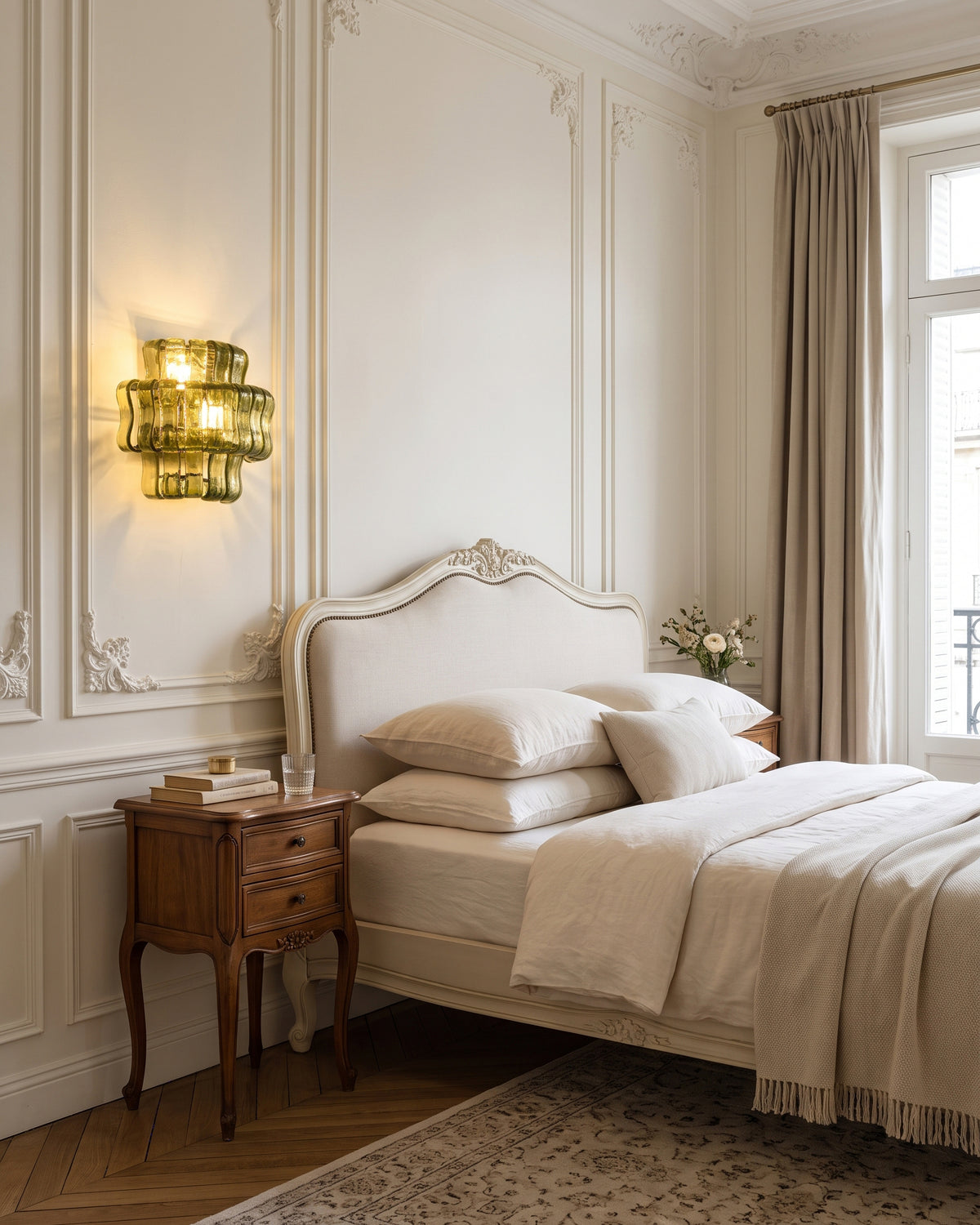 Ellington Green Ribbed Wall Sconce