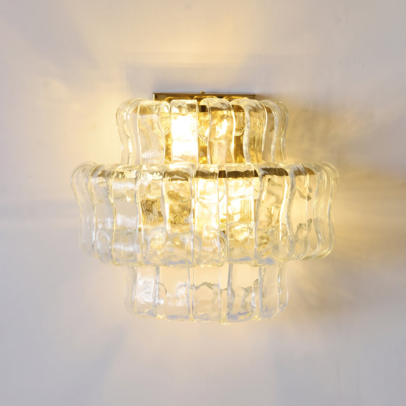 Ellington Green Ribbed Wall Sconce