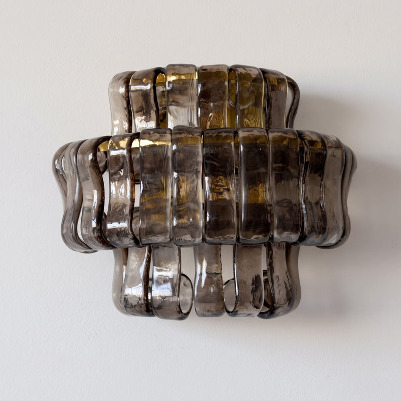 Ellington Green Ribbed Wall Sconce