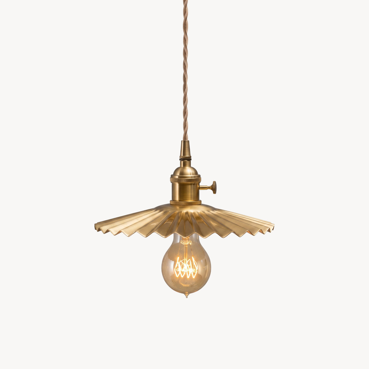 Elvira Ruffled Pendant Lamp