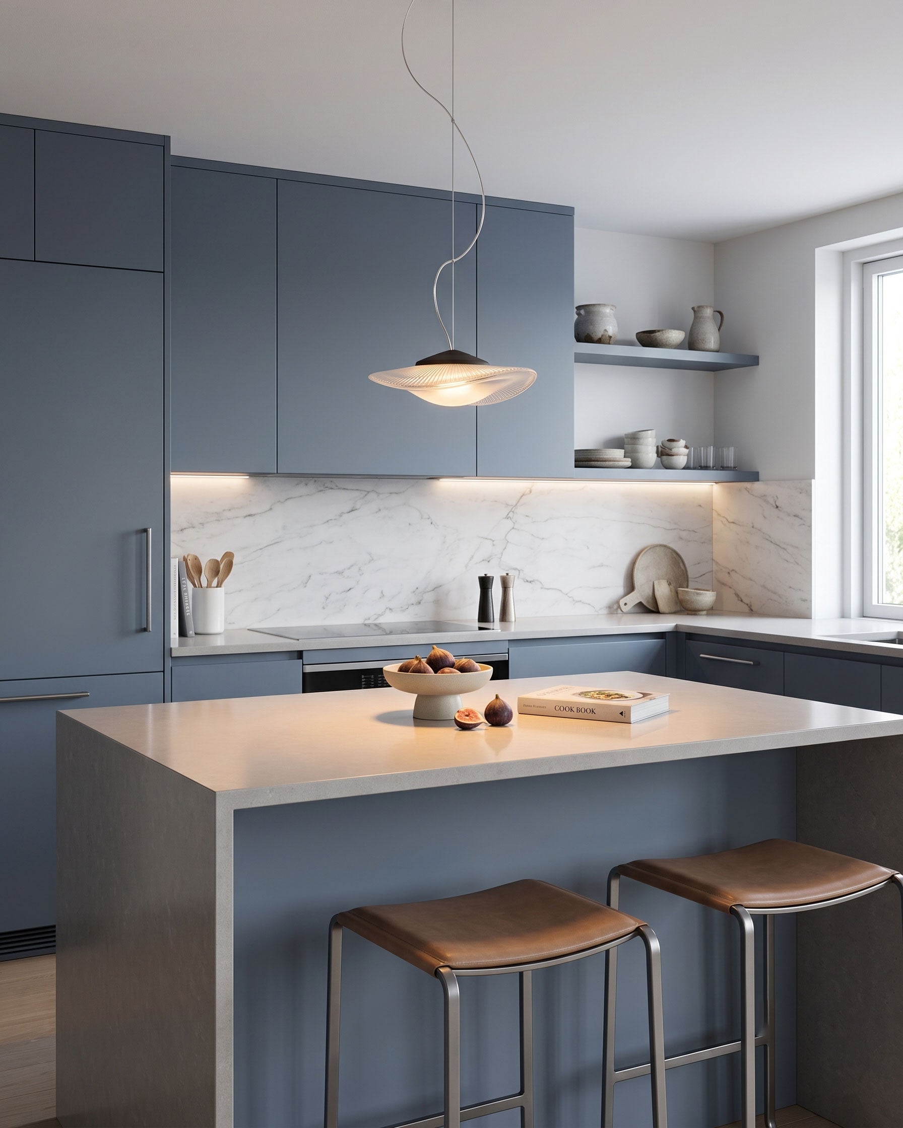 Elwood Sculptural Dish Pendant Light